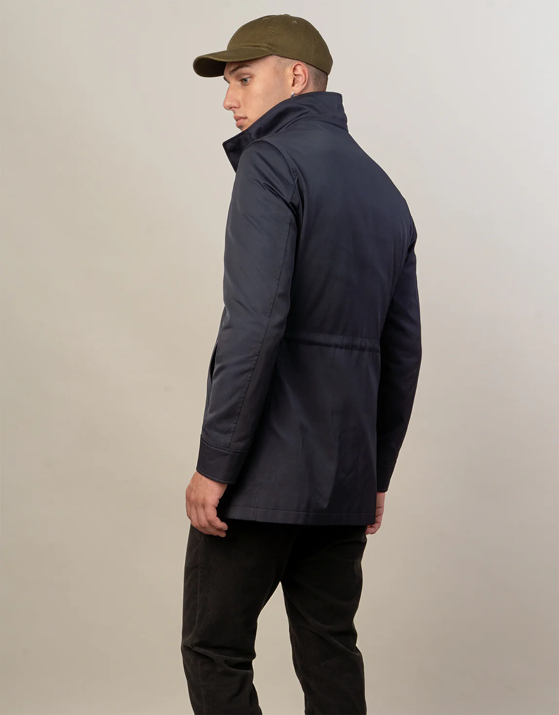 Aro Navy Water Resistant Parka - Image 3