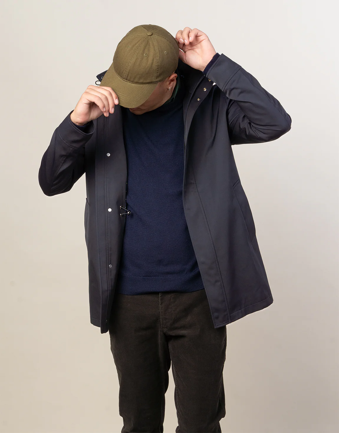 Aro Navy Water Resistant Parka - Image 4
