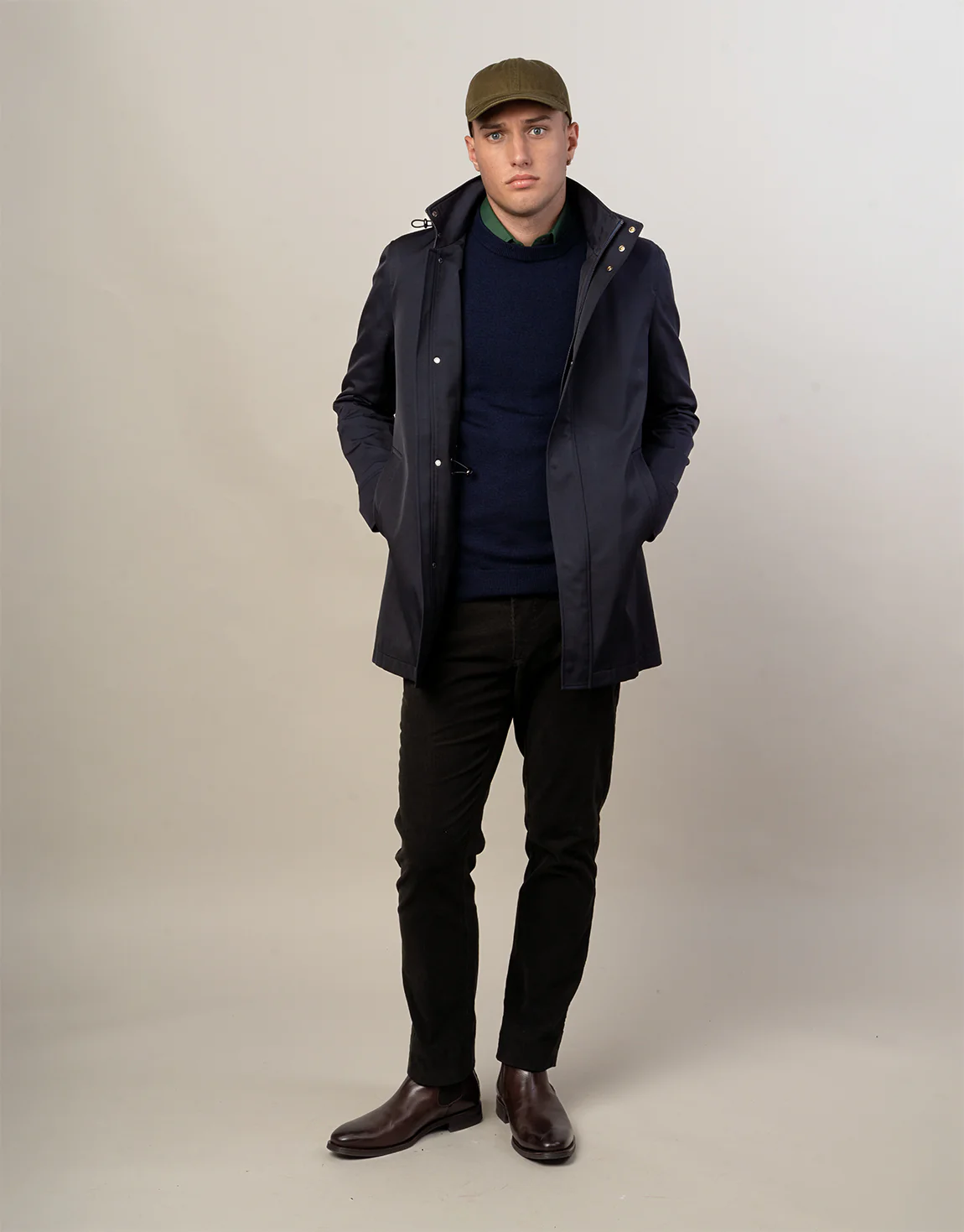 Aro Navy Water Resistant Parka - Image 5
