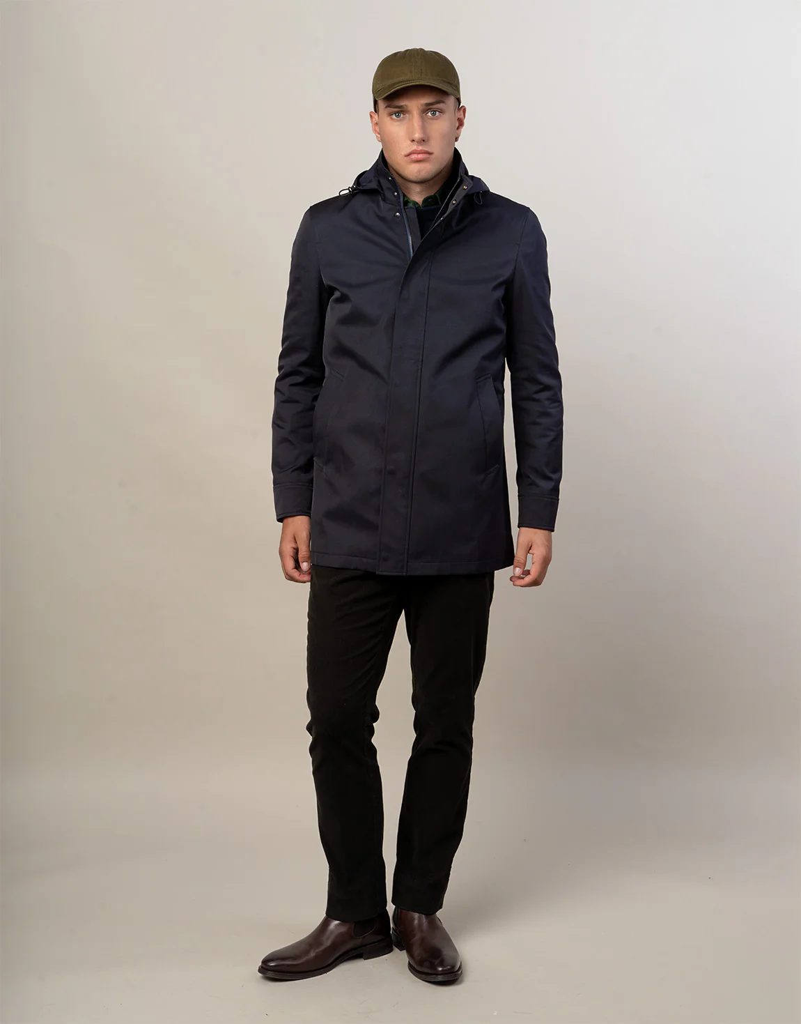 Aro Navy Water Resistant Parka - Image 6