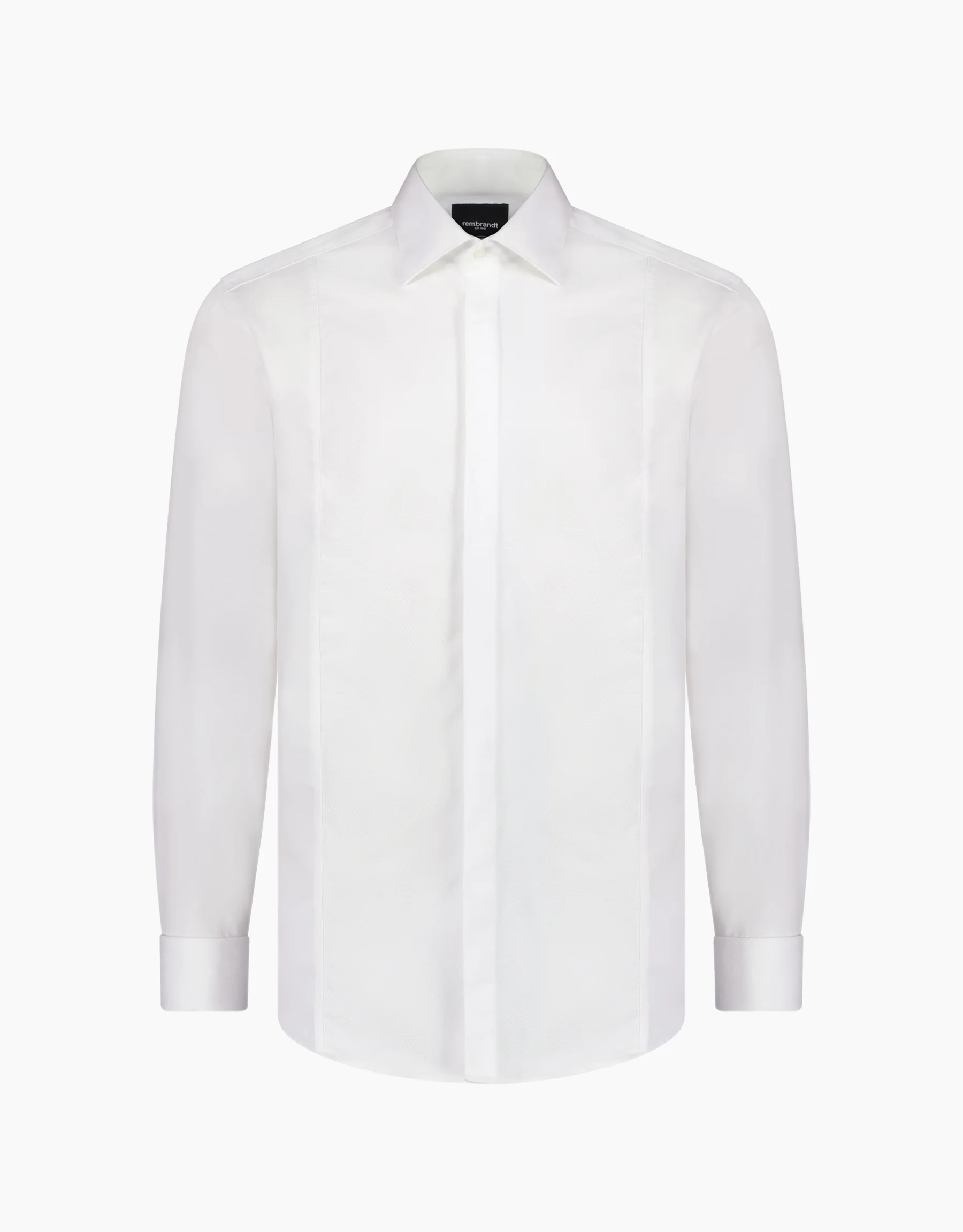 Hire Avalon White Twill Formal Shirt with Marcella Bib and Cuffs - Image 4