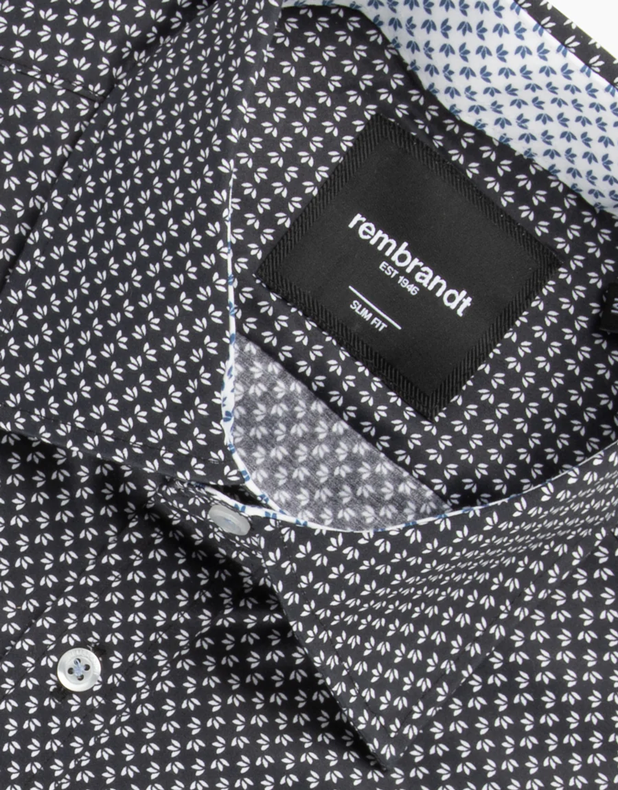 Banks Black Printed Shirt - Image 2