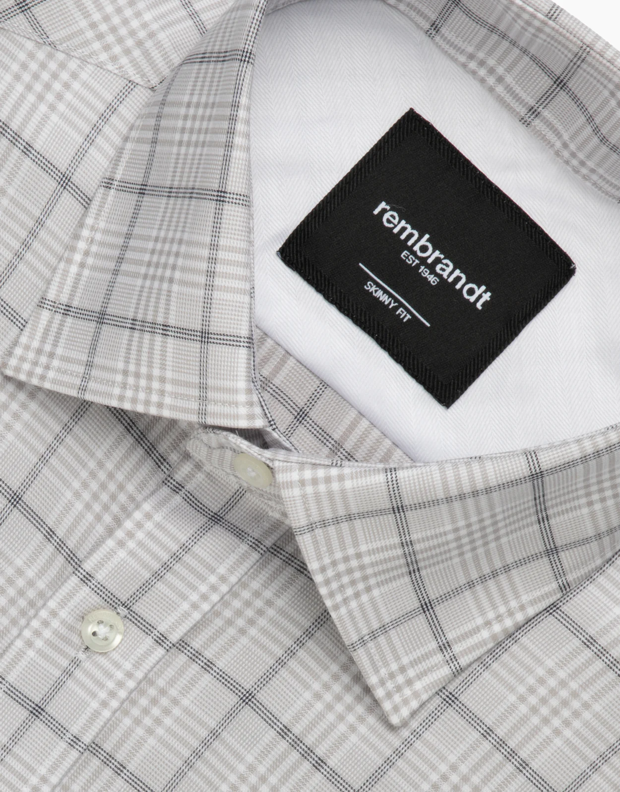 Banks Light Grey Glen Check Shirt - Image 7