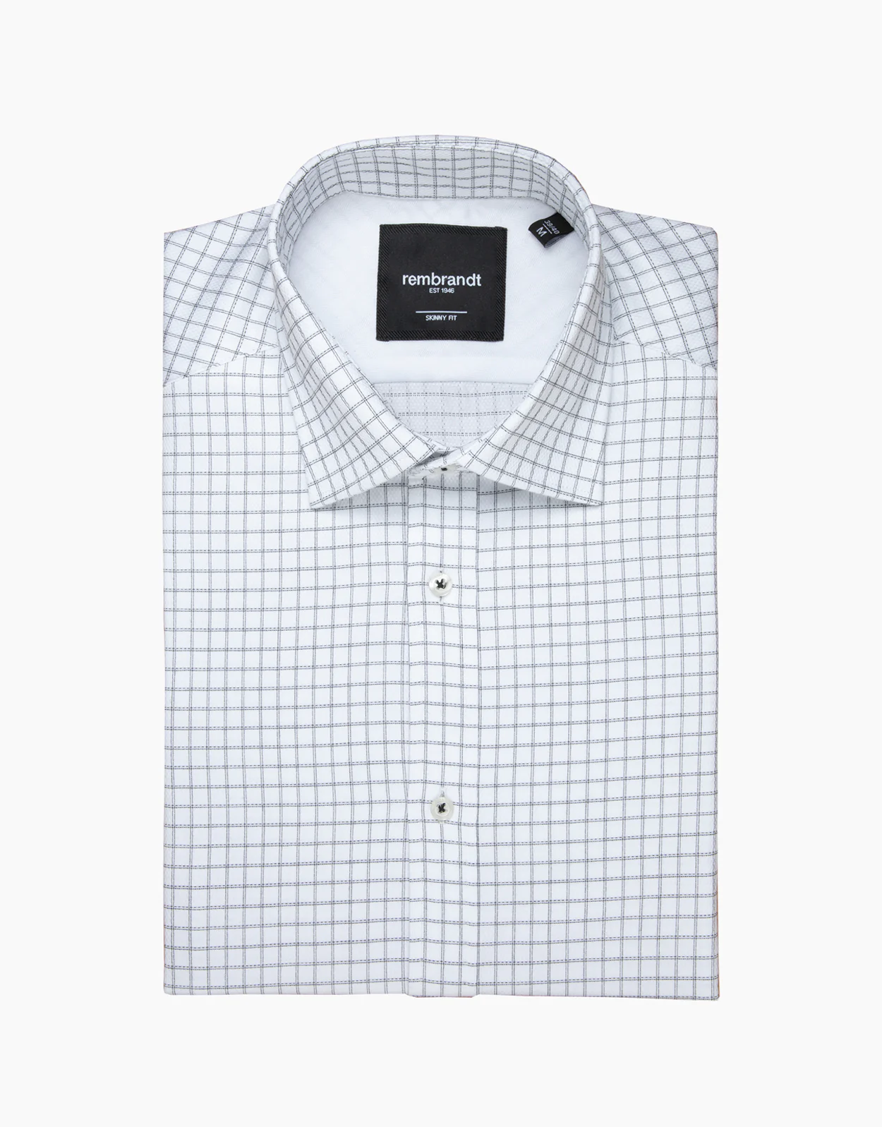 Banks White & Black Check Shirt - Image 4