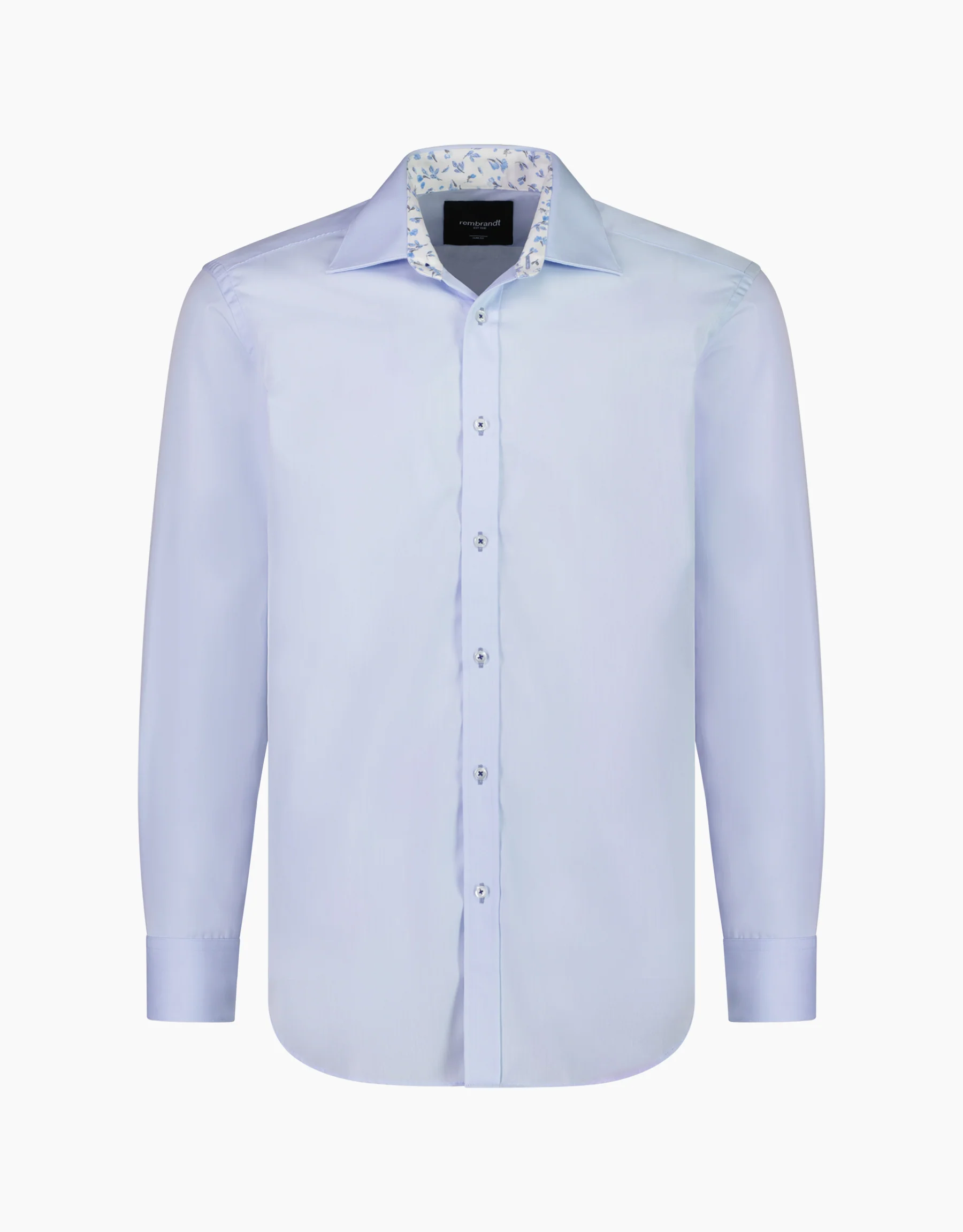 Barbican Light Blue Smart Casual Shirt - Image 4