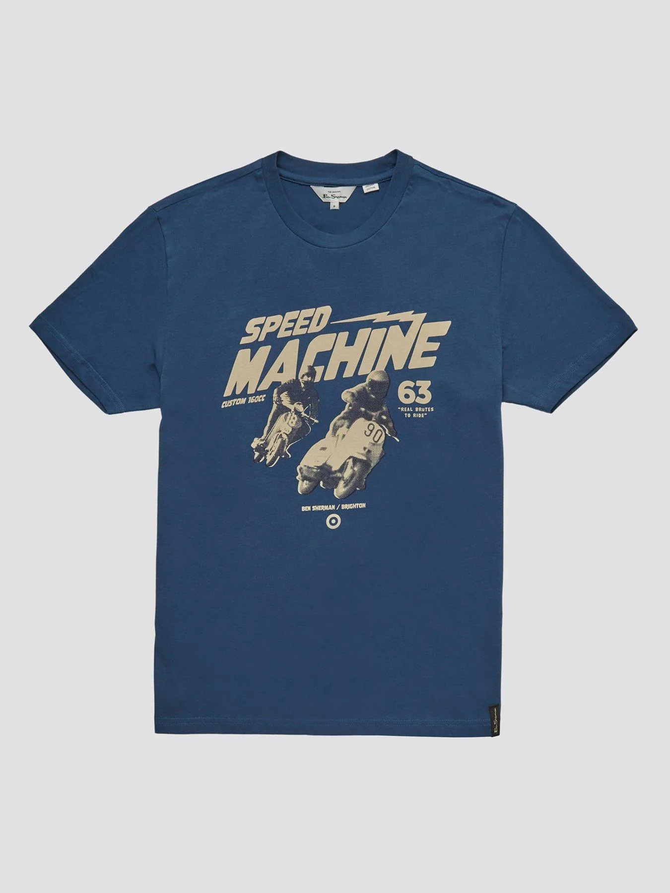 Ben Sherman Speed Machine Dark Blue T-Shirt - Image 6