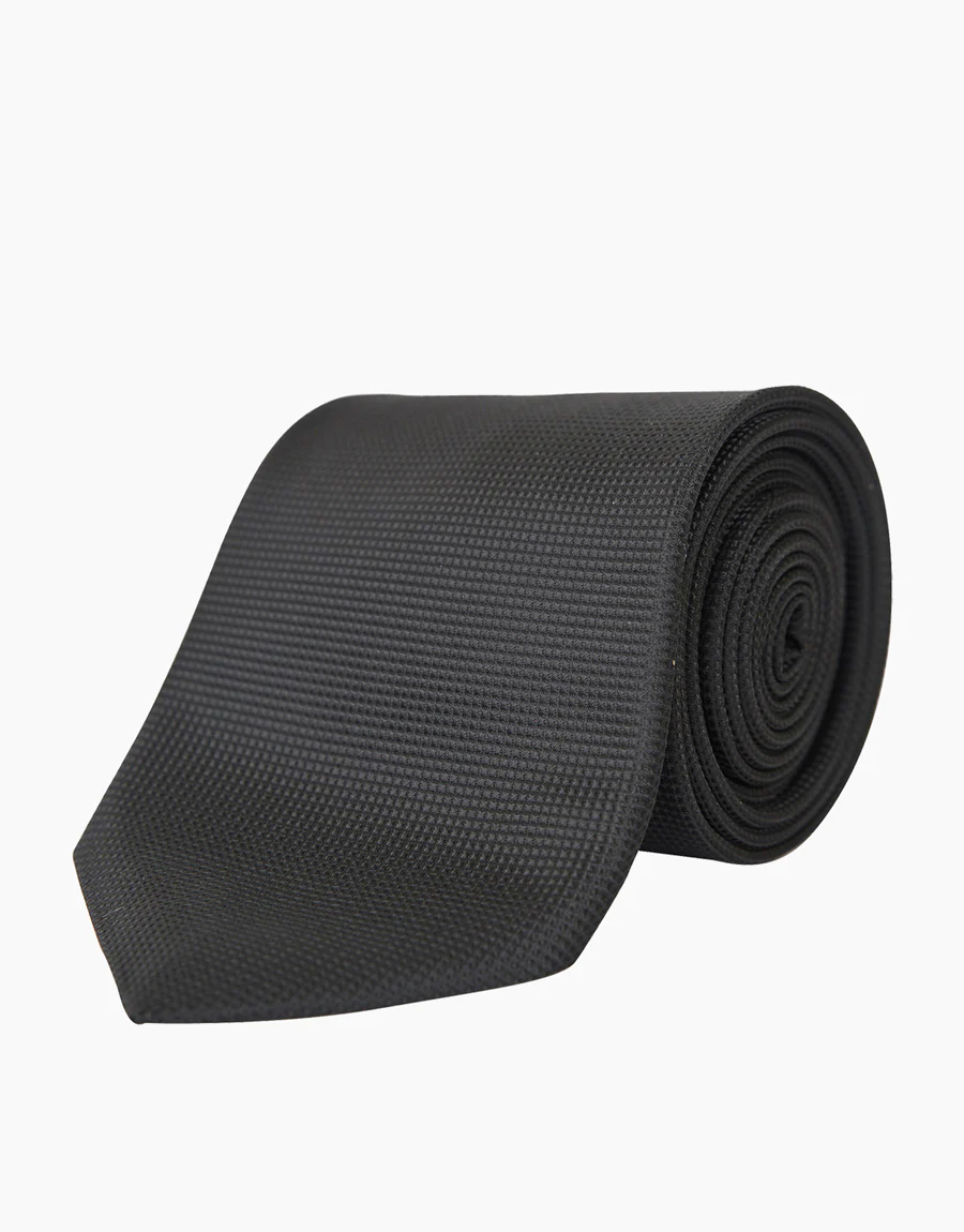 Hire Black Texture Tie