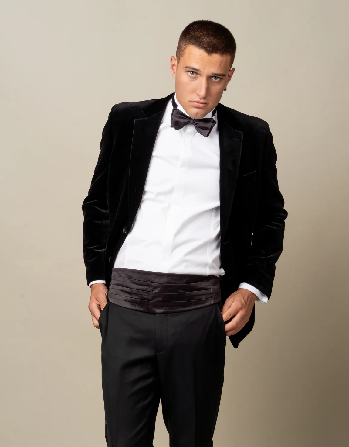 Cooper Black Velvet Blazer - Image 5