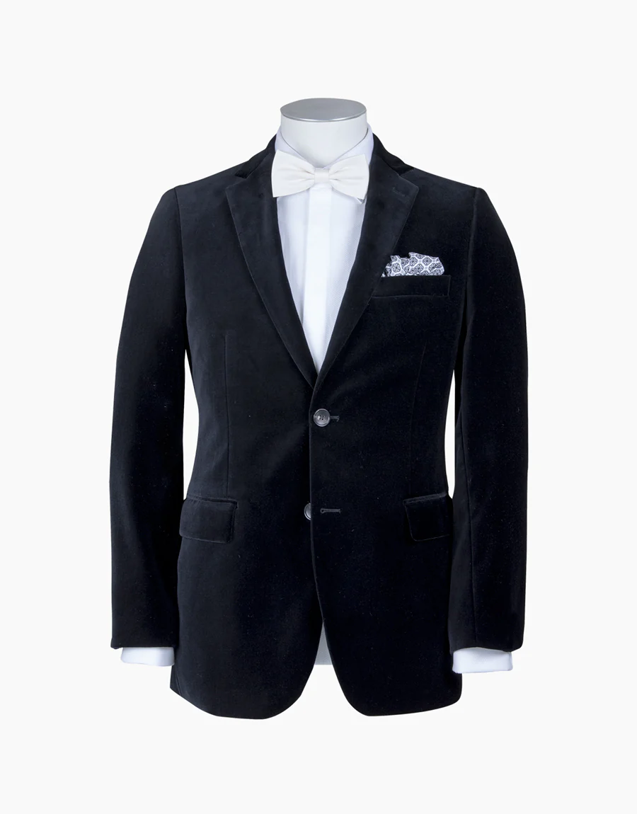 Cooper Black Velvet Blazer - Image 7