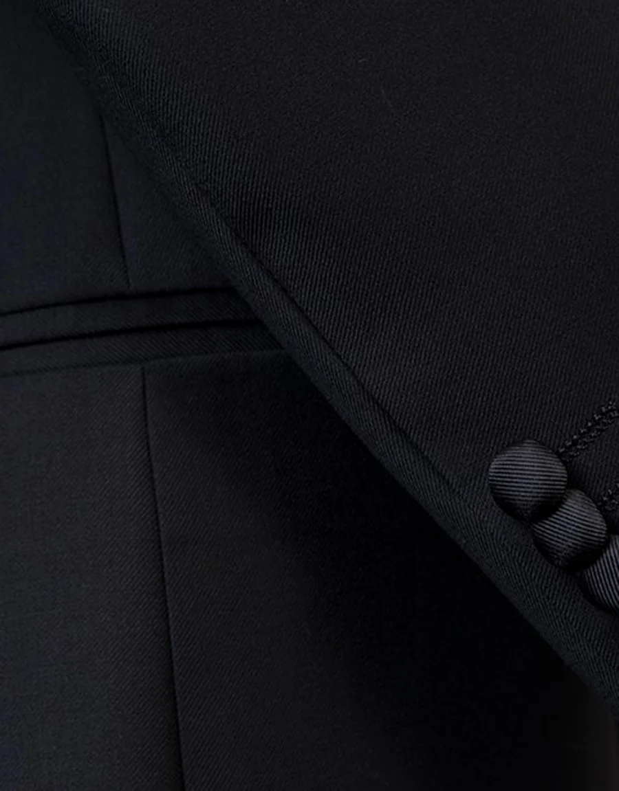 Bryan Black Tuxedo Dinner Jacket - Image 6