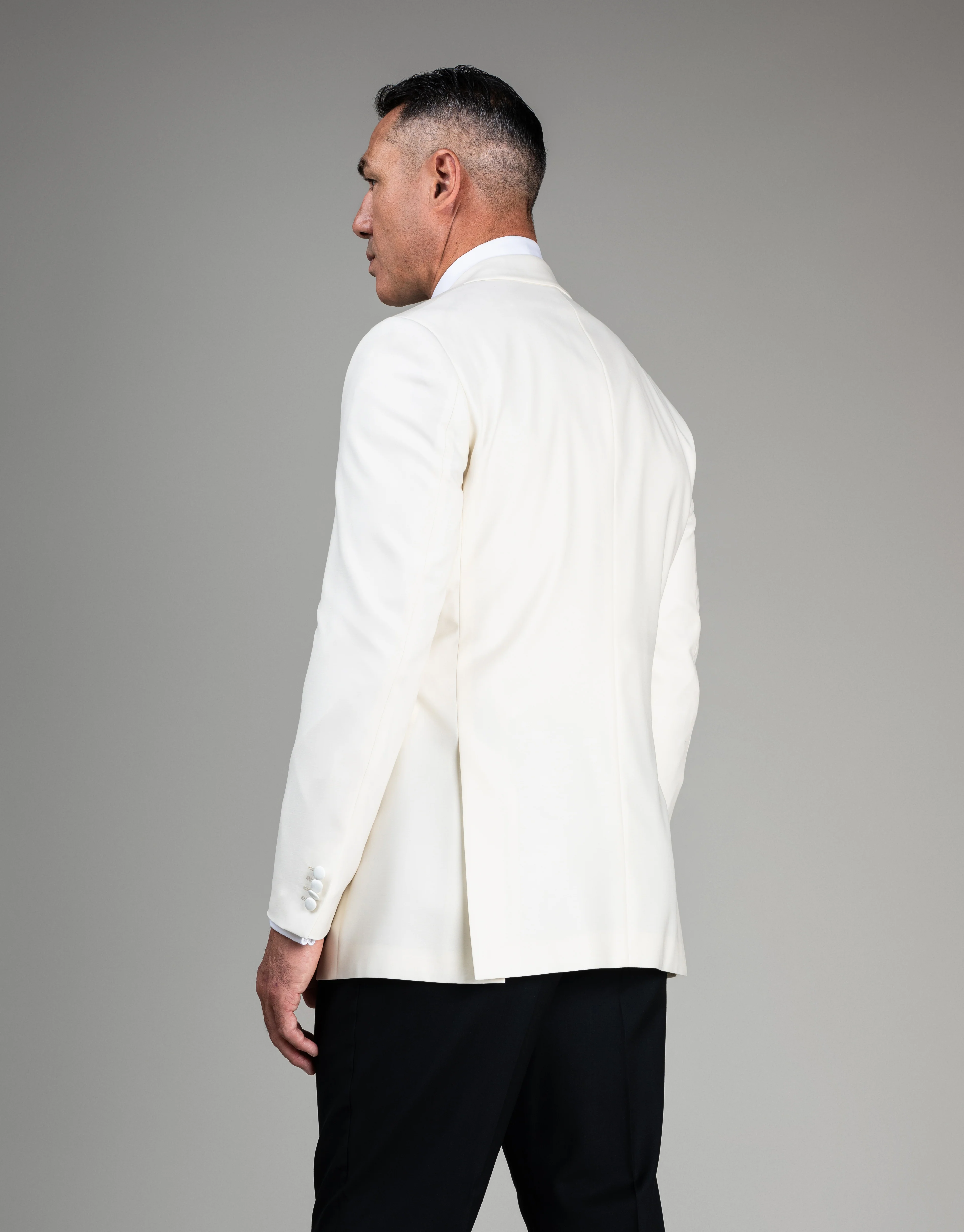 Bryan OffWhite Dinner Jacket - Image 3