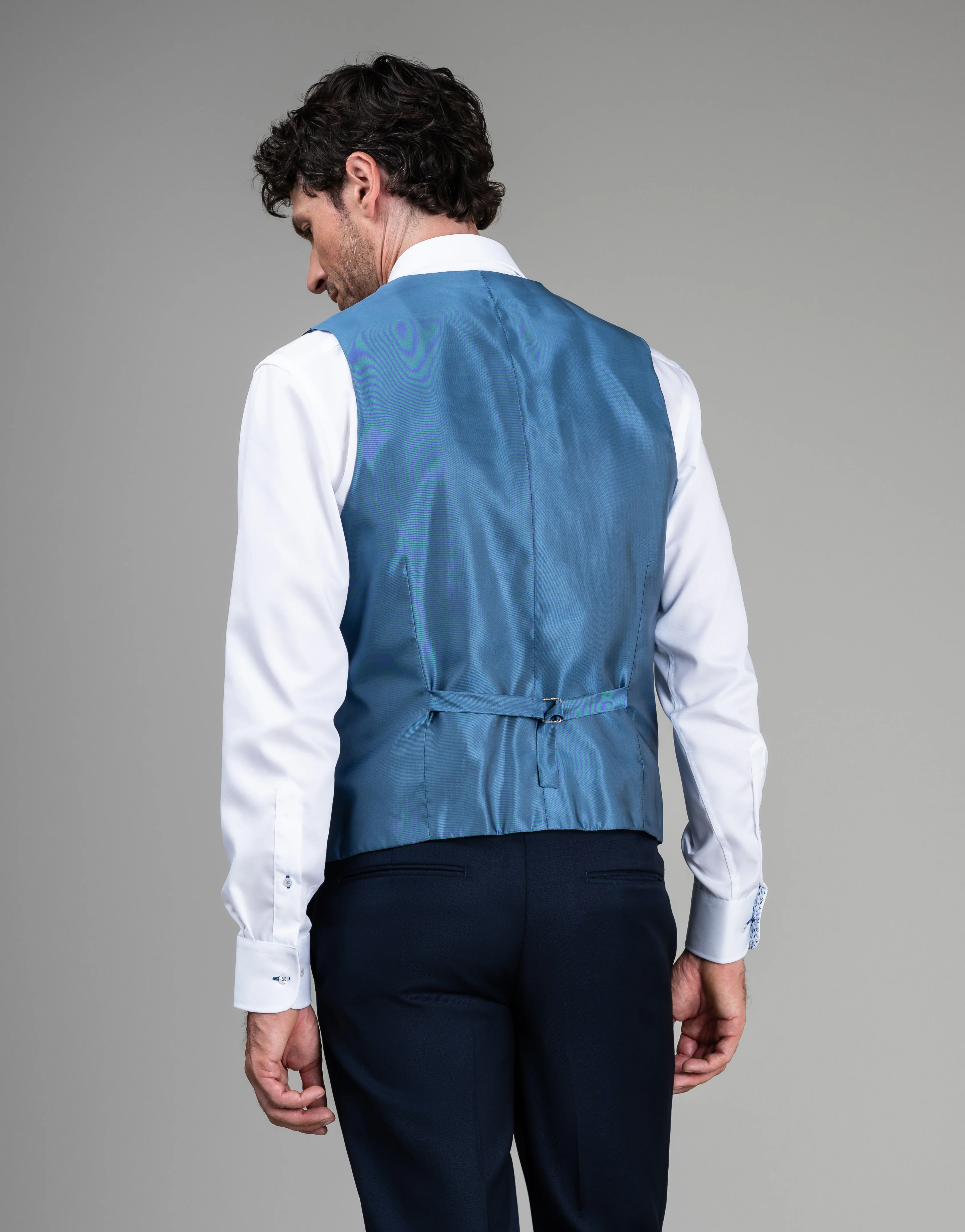 Churchill Navy Waistcoat - Image 3