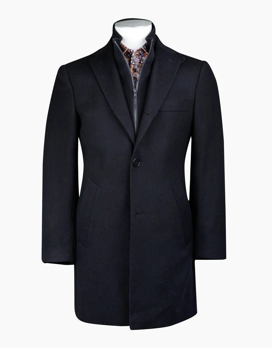 Compton Black Overcoat - Image 5
