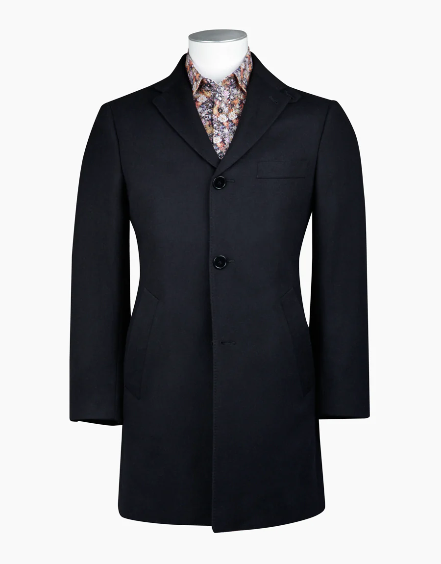 Compton Black Overcoat - Image 6