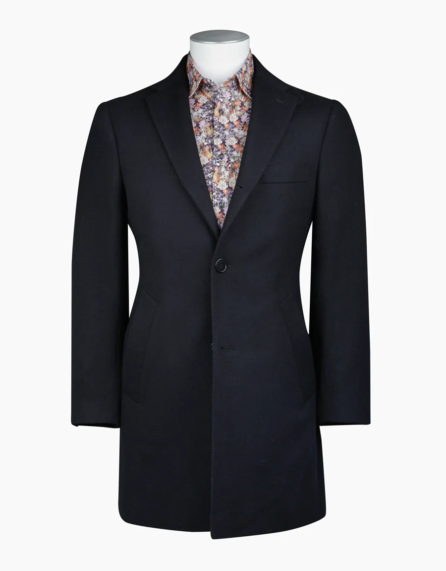 Compton Black Overcoat - Image 7