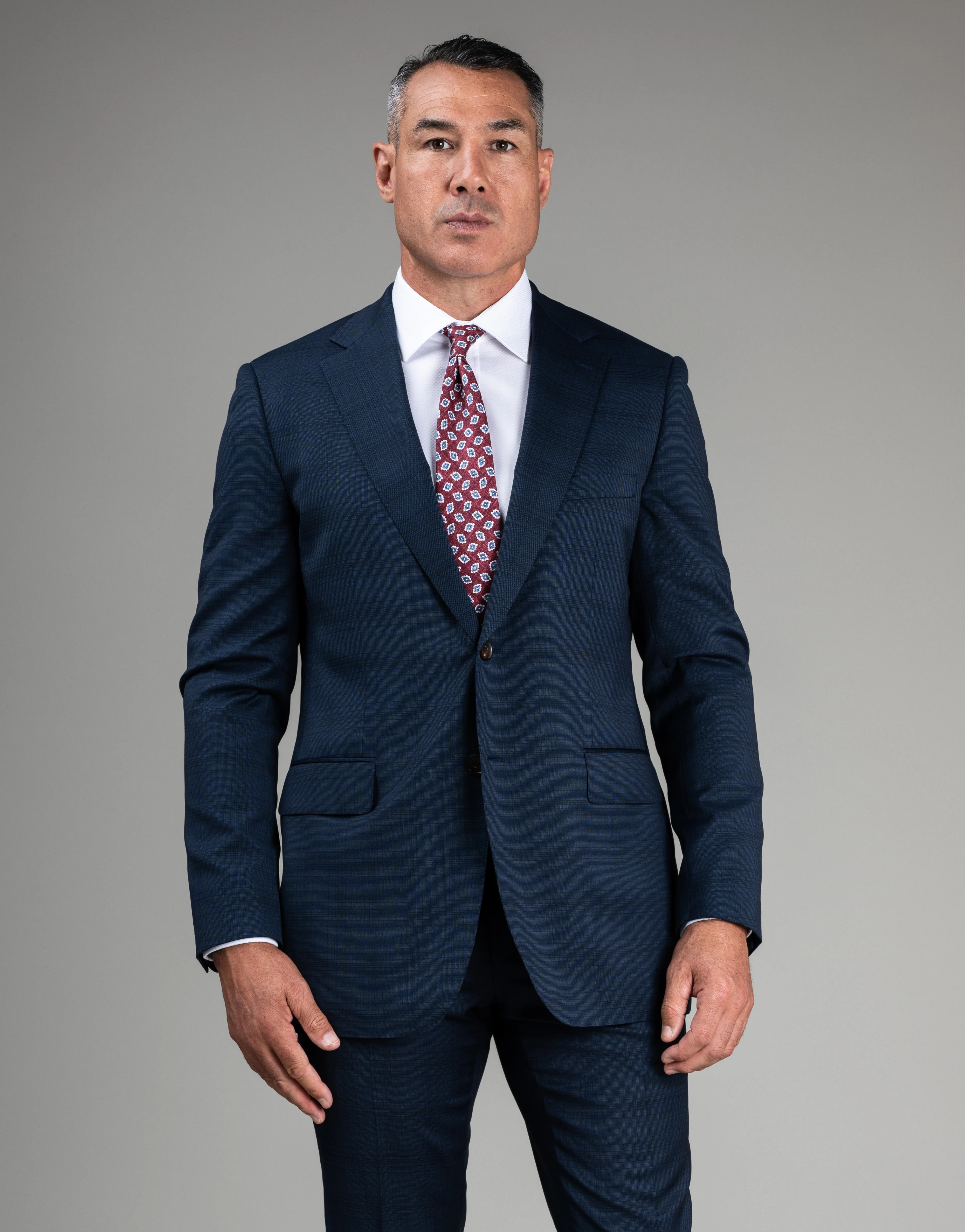 Cooper blue check suit - Image 4