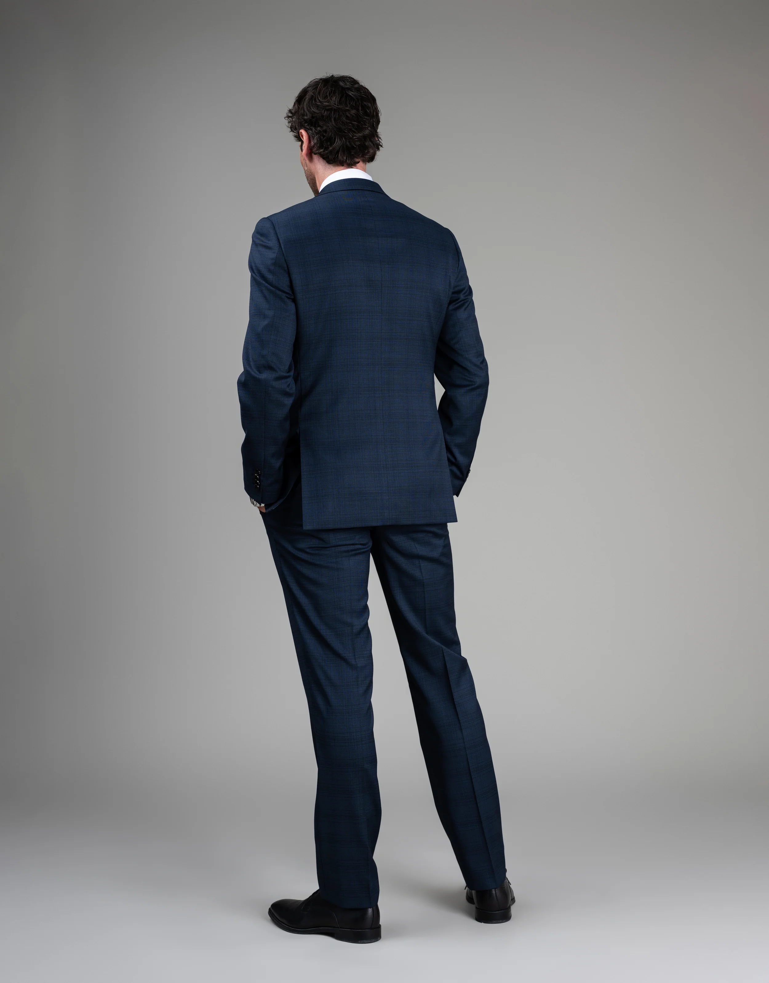 Cooper blue check suit - Image 5