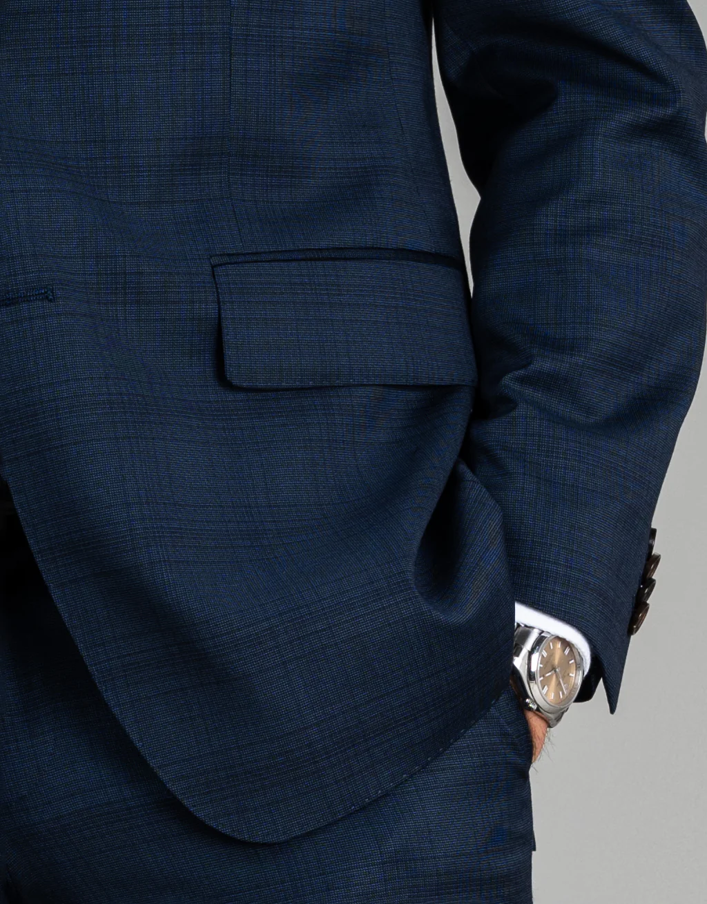 Cooper blue check suit - Image 8