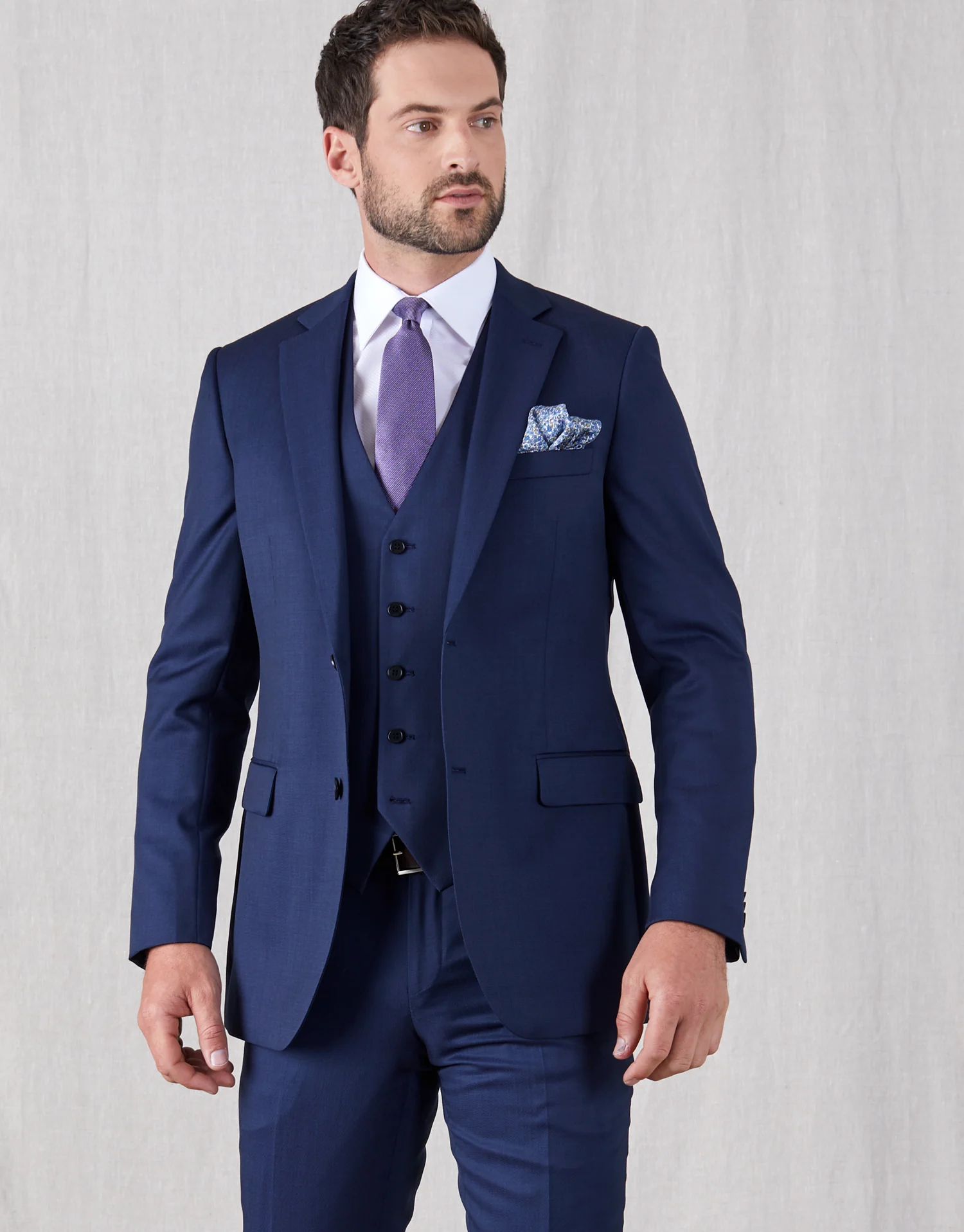 Cooper Blue Nailhead Suit - Image 3