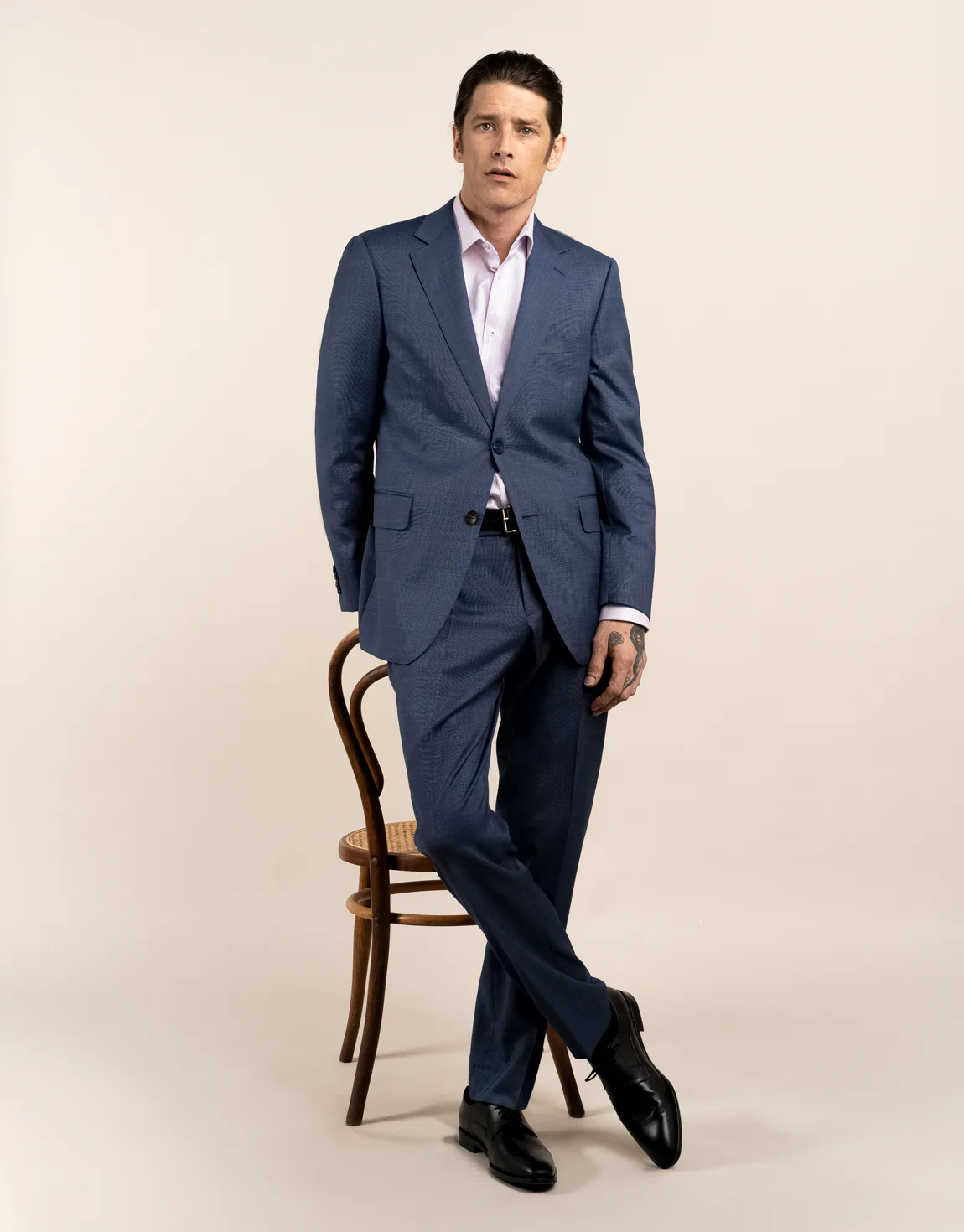 Cooper Blue Suit Jacket - Image 3