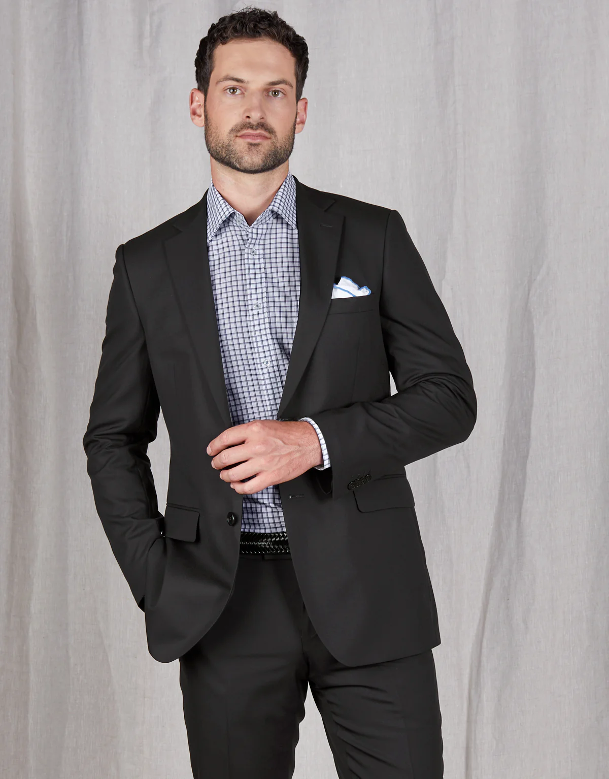 Cooper Navy Jacket - Image 3