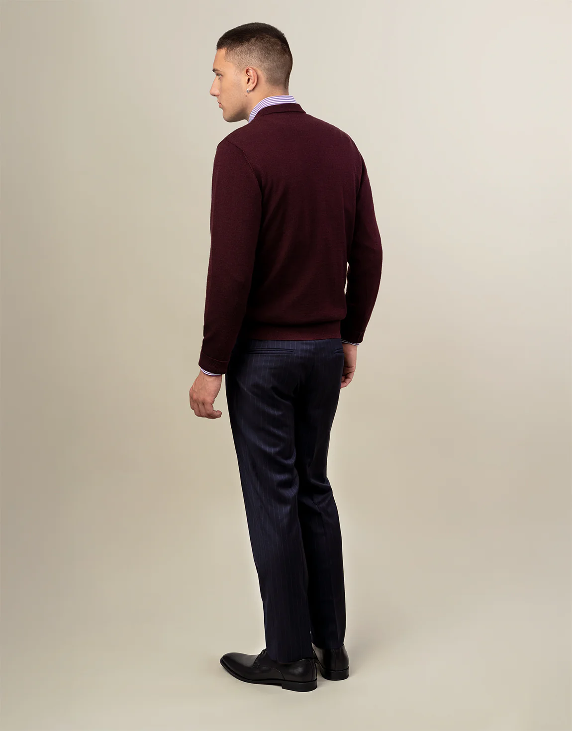 Cooper Navy Pinstripe Suit - Image 7