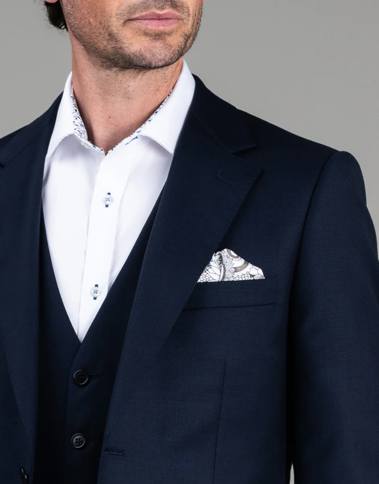 Cooper Navy Suit Jacket - Image 6
