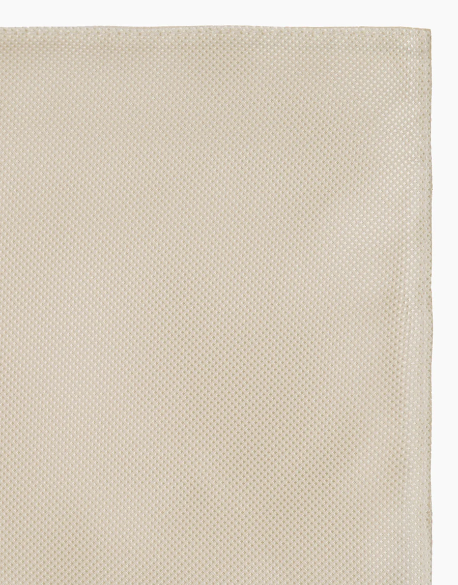 Hire Cream Texture Pocket Square - Image 2