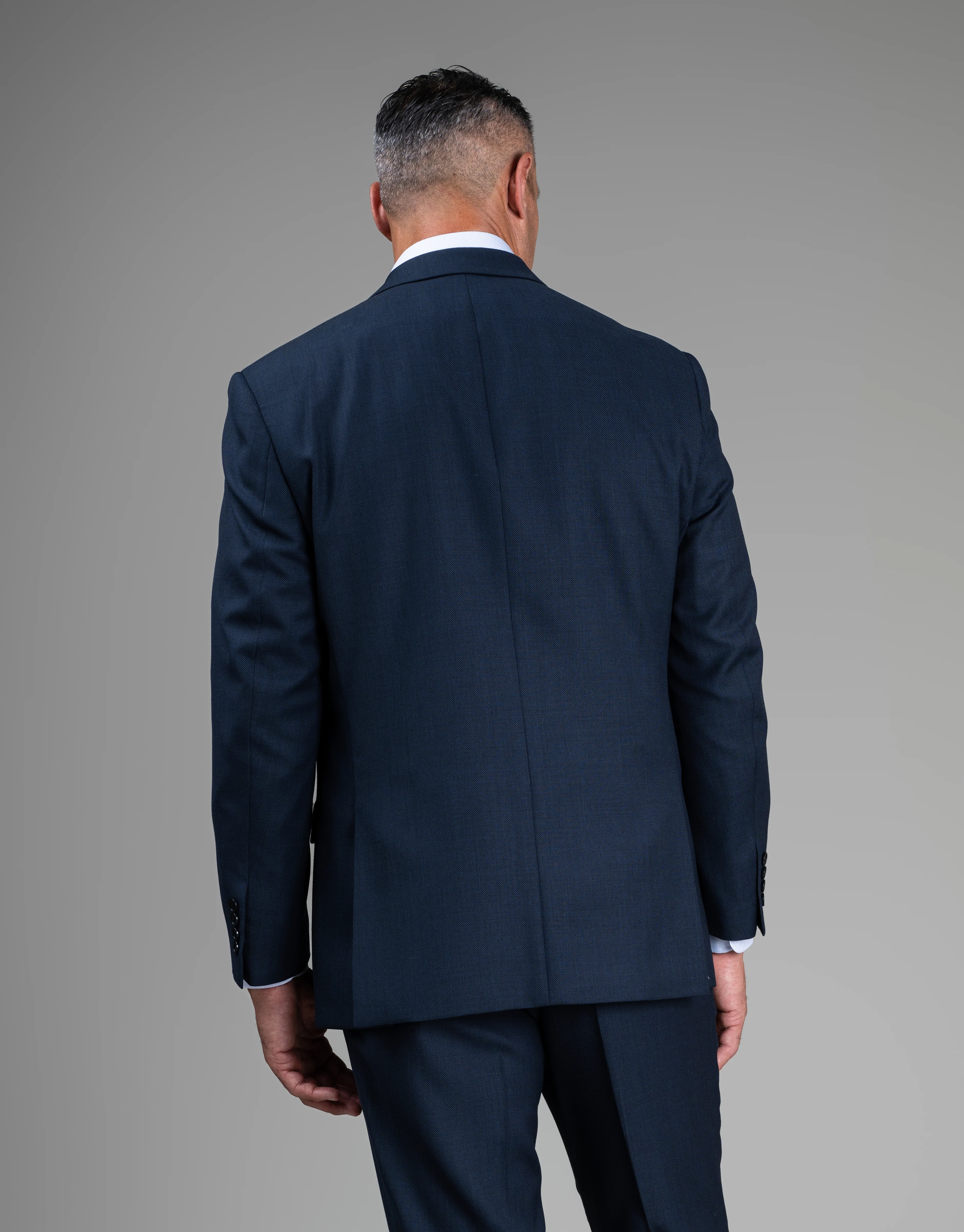 Cumbria Navy Birdseye Jacket - Image 3