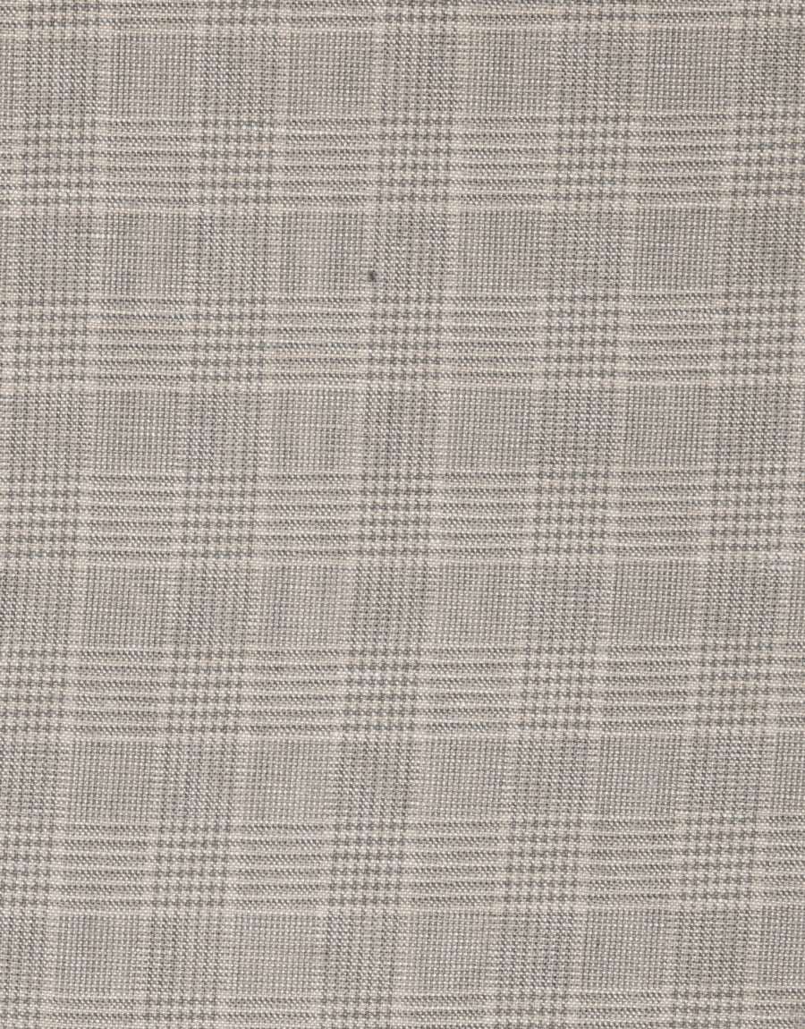Enz Beige & Grey Check Trouser - Image 2