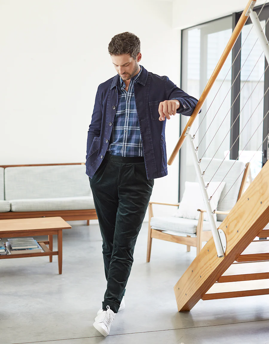 Evans Forest Green Corduroy Trouser - Image 4