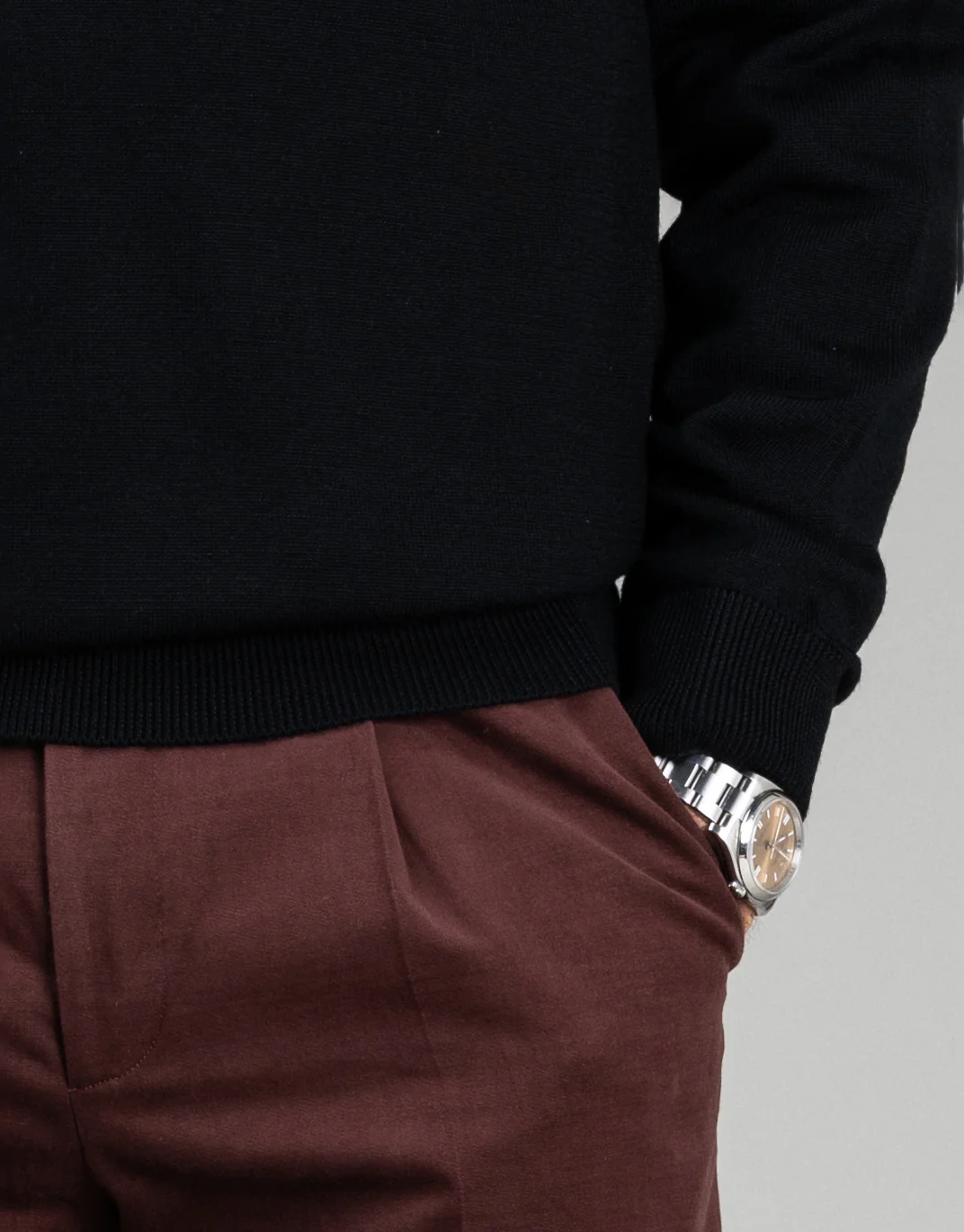 Fairlie Black V-Neck Jersey - Image 6