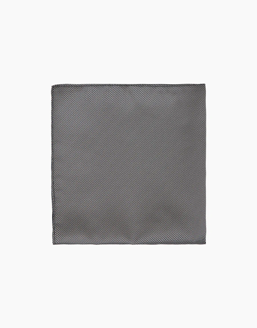 Hire Grey Texture Pocket Square