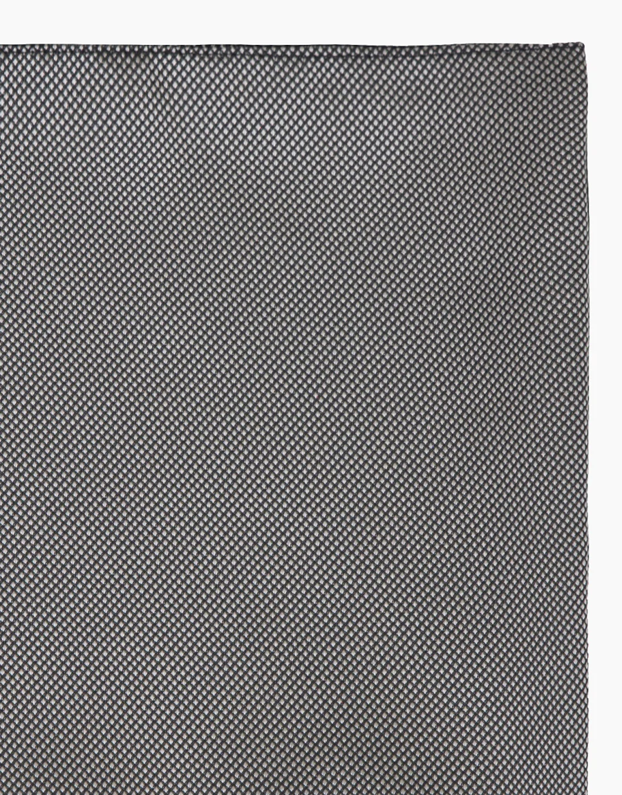 Hire Grey Texture Pocket Square - Image 2