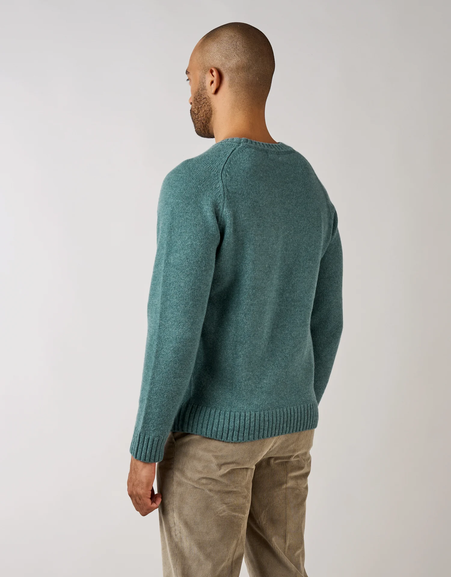 Kaiapoi Seafoam Green Shetland Sweater - Image 7