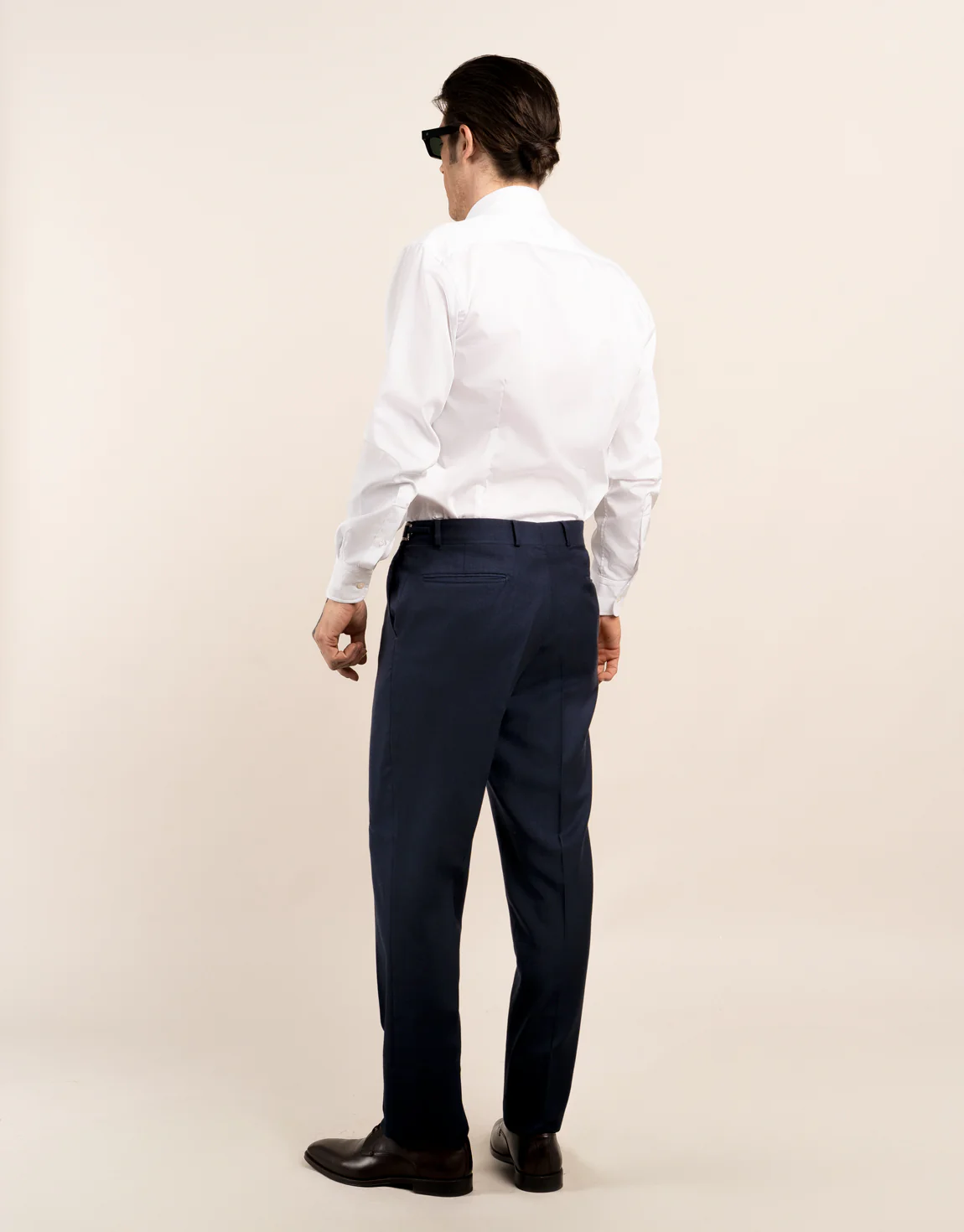 Hire Lautner Navy Trouser - Image 3