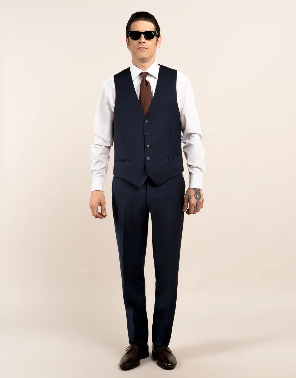 Hire Lautner Navy Trouser - Image 4