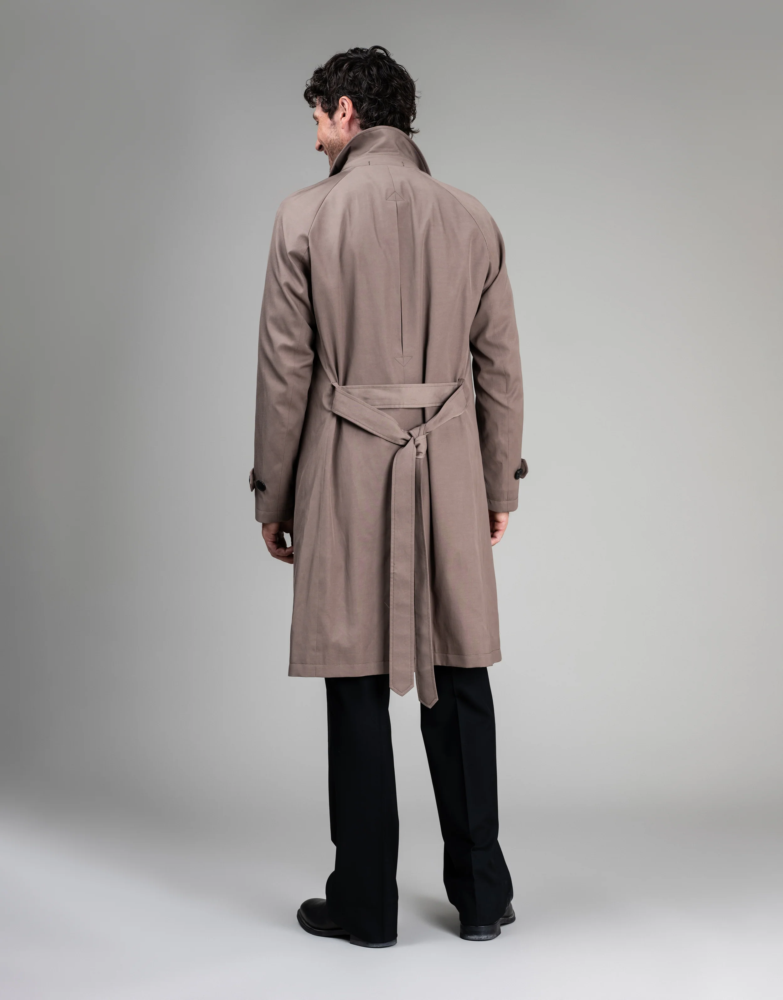 Loch Camel Brown Water Resistant Raglan Coat - Image 4