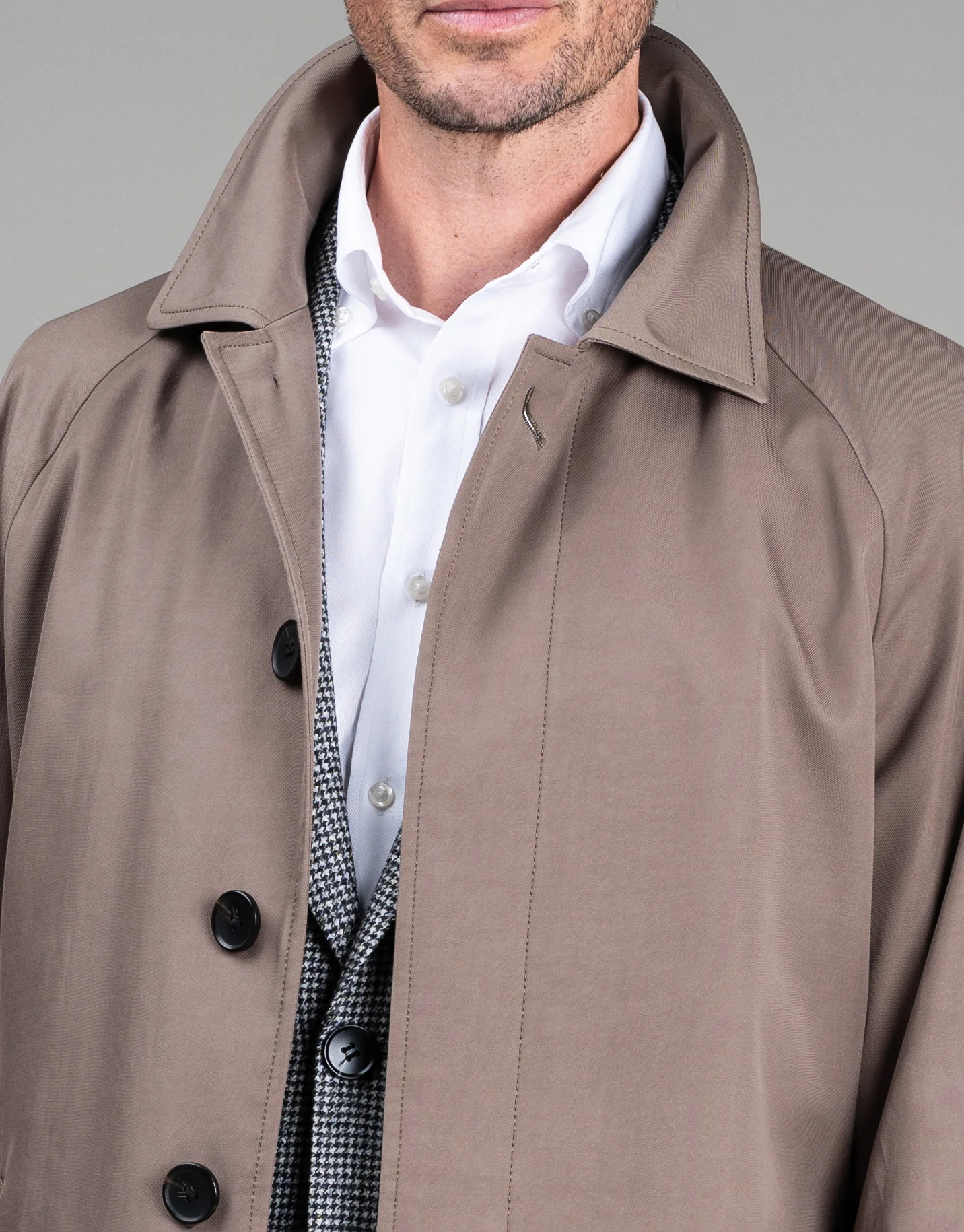 Loch Camel Brown Water Resistant Raglan Coat - Image 5