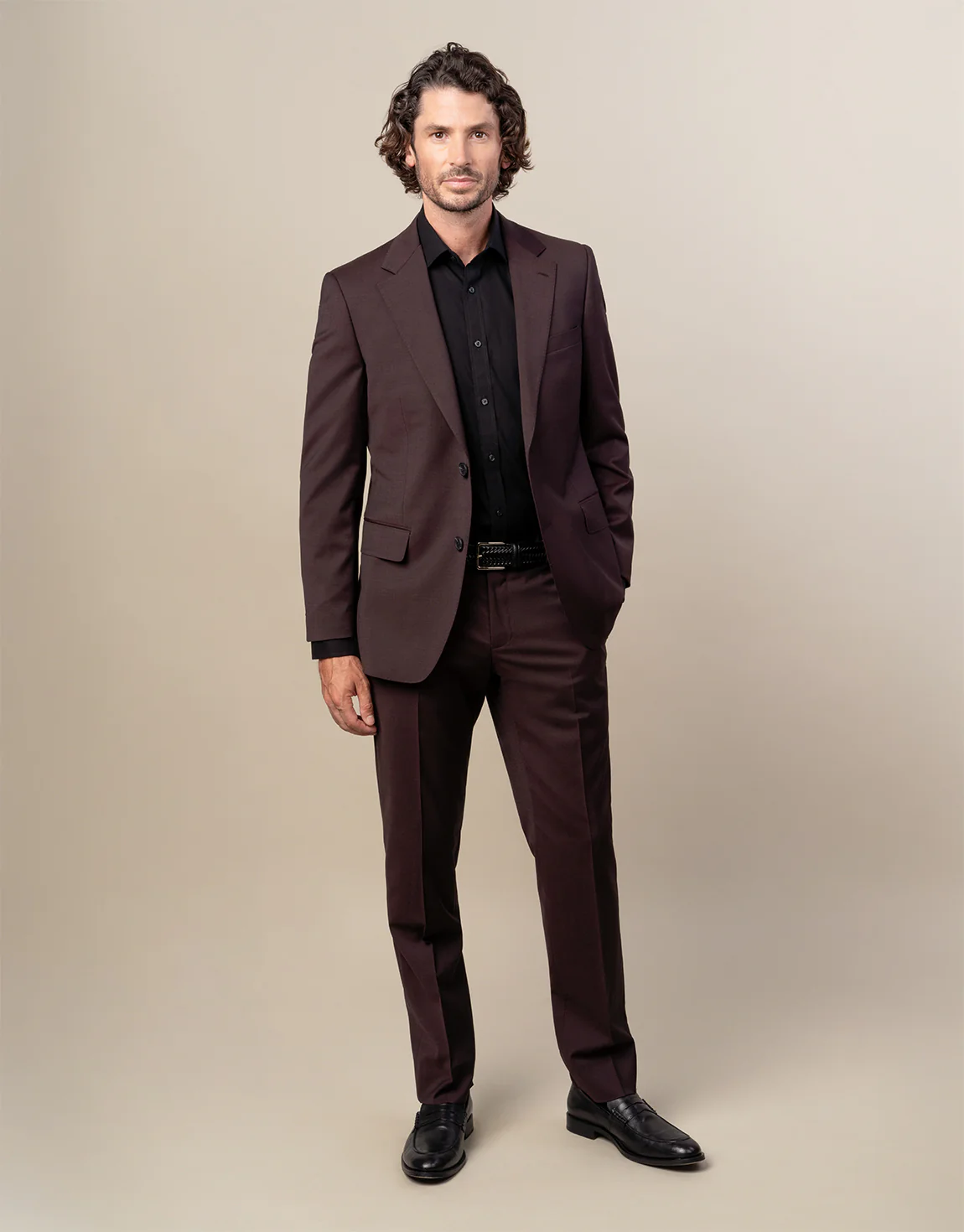 London Black Plain Poplin Shirt - Image 5