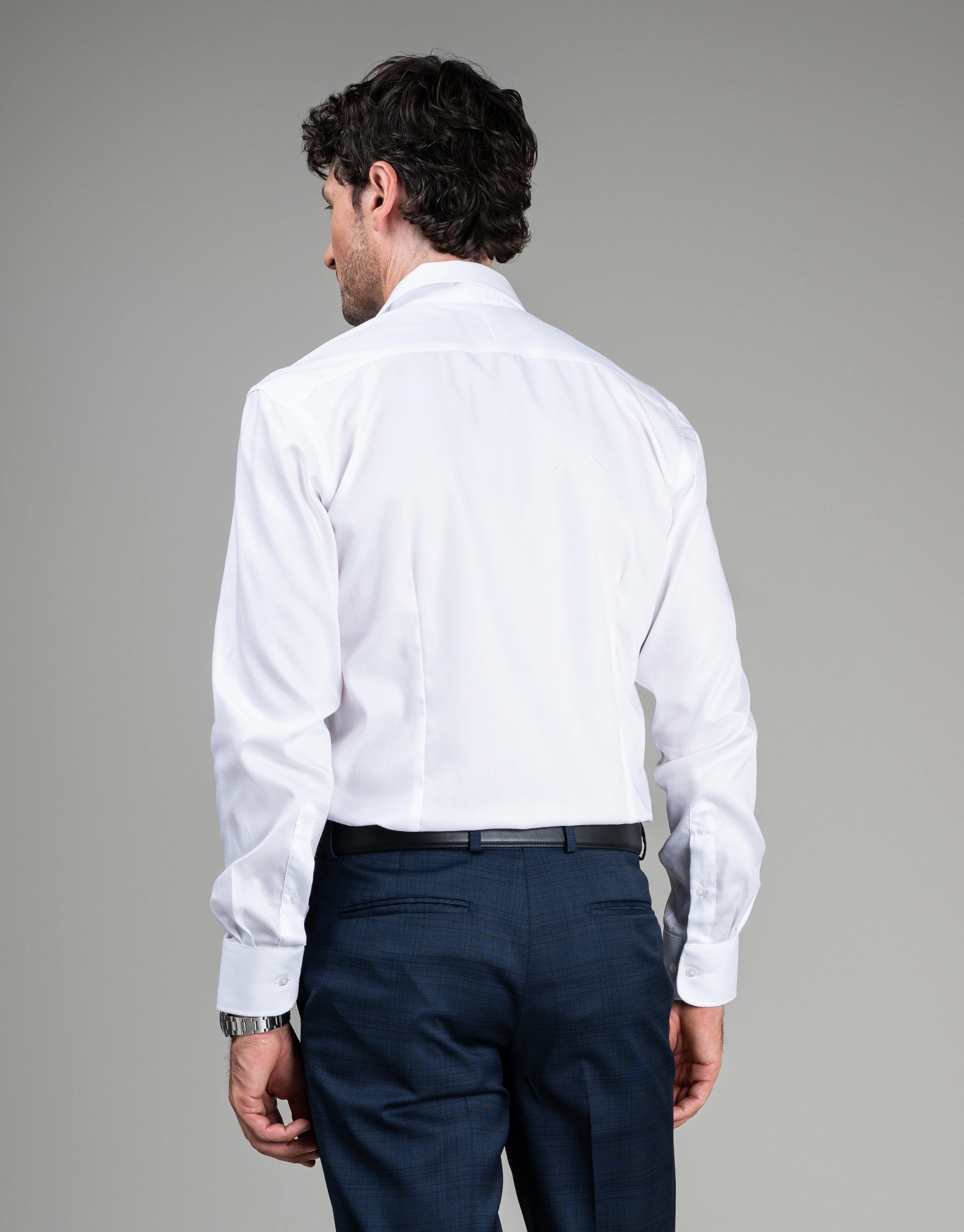 London White Textured Shirt - Image 3