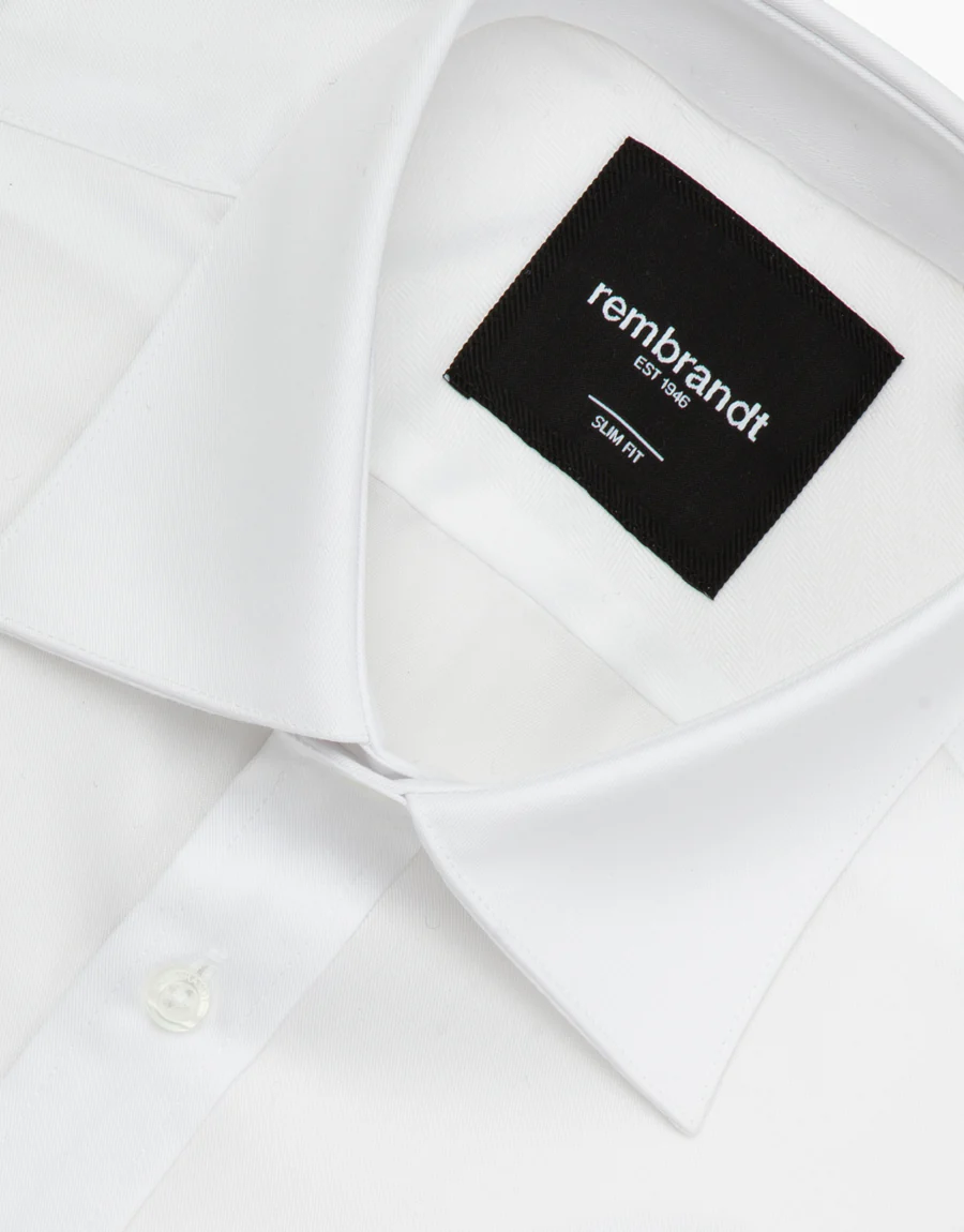 London White Twill Tailored Shirt - Image 5