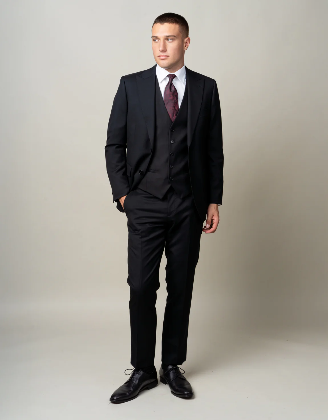 York White Herringbone Non-Iron Shirt - Image 5