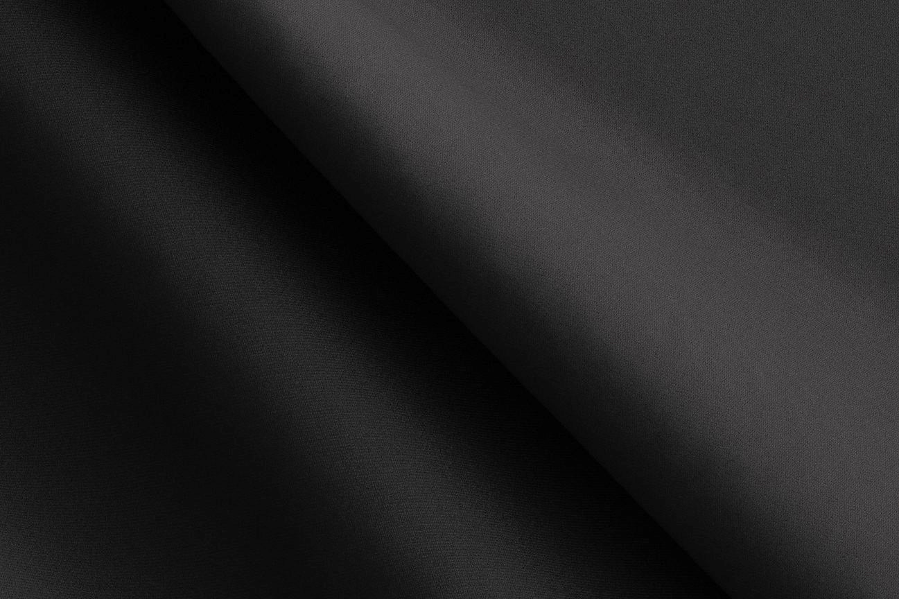 Made To Measure Black Cotton Twill Trouser