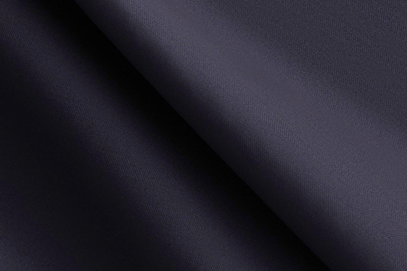Made To Measure Dark Navy Herringbone Trouser