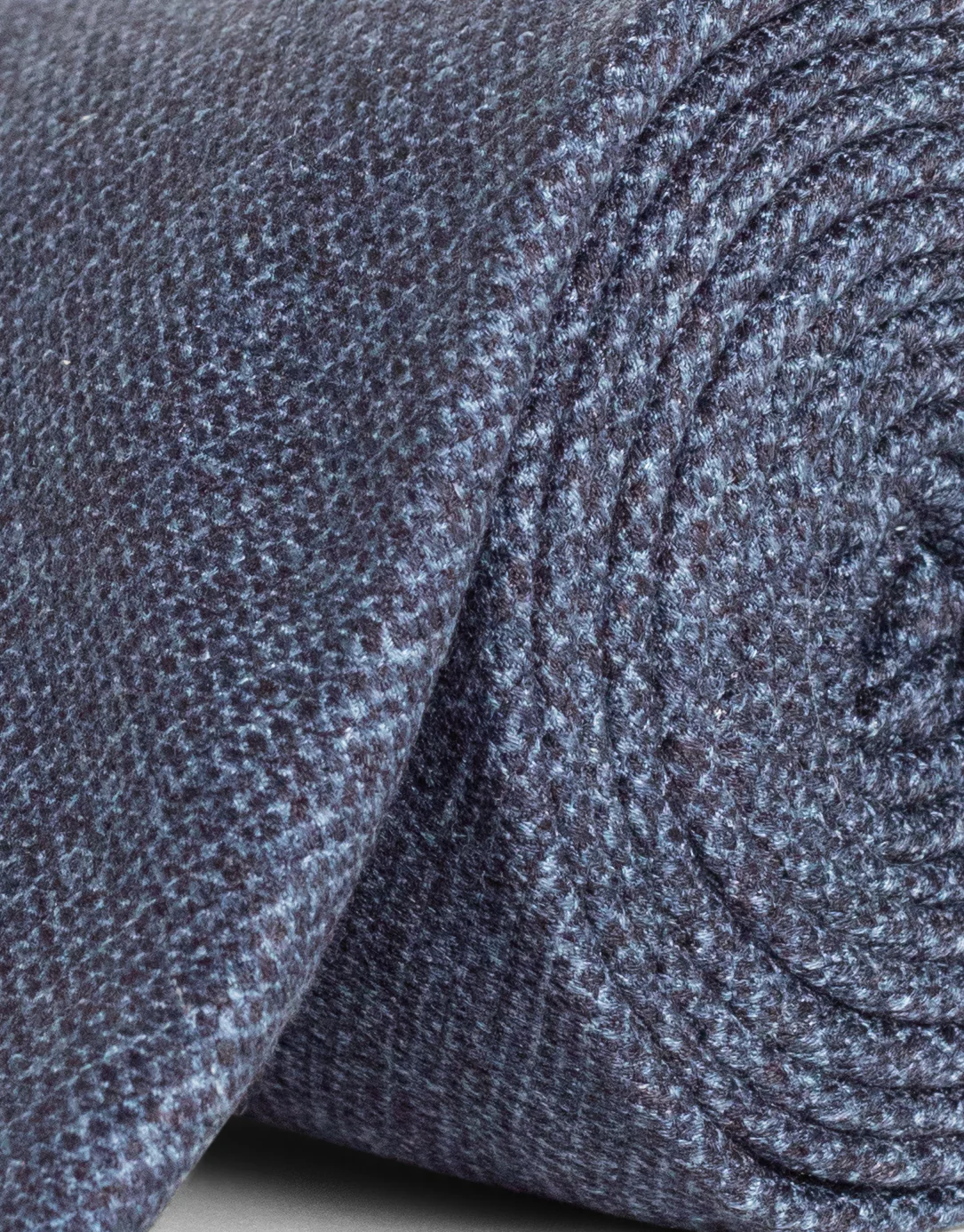 Mineral Blue Textured Italian Silk Tie - Image 4