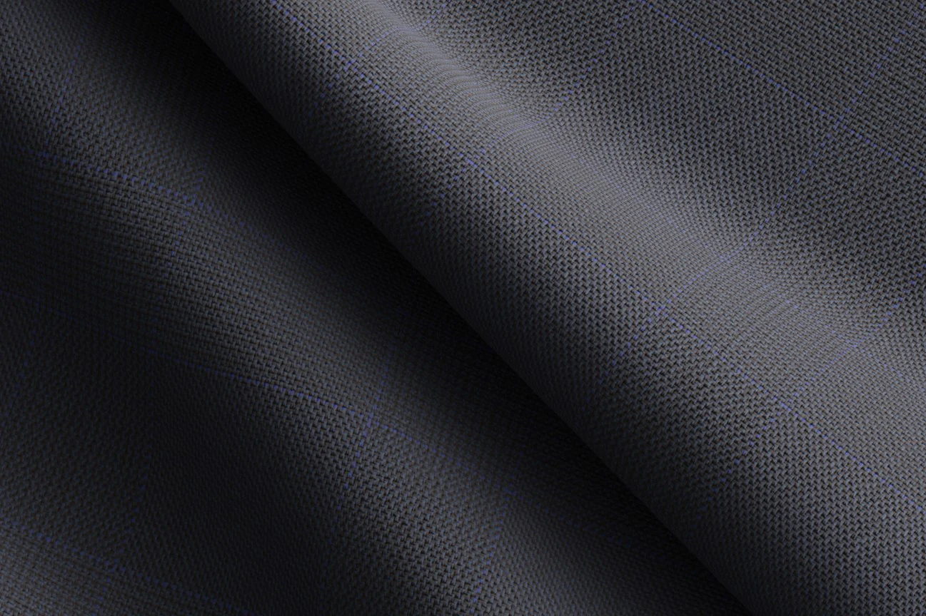 Made to Measure Navy & Blue Glen Check Blazer