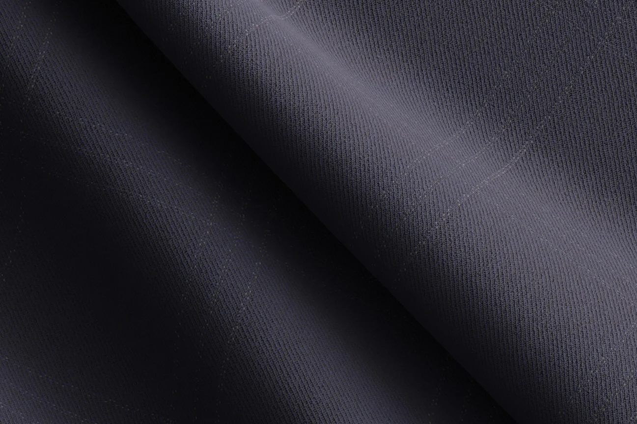 Made to Measure Navy Windowpane Check Trouser