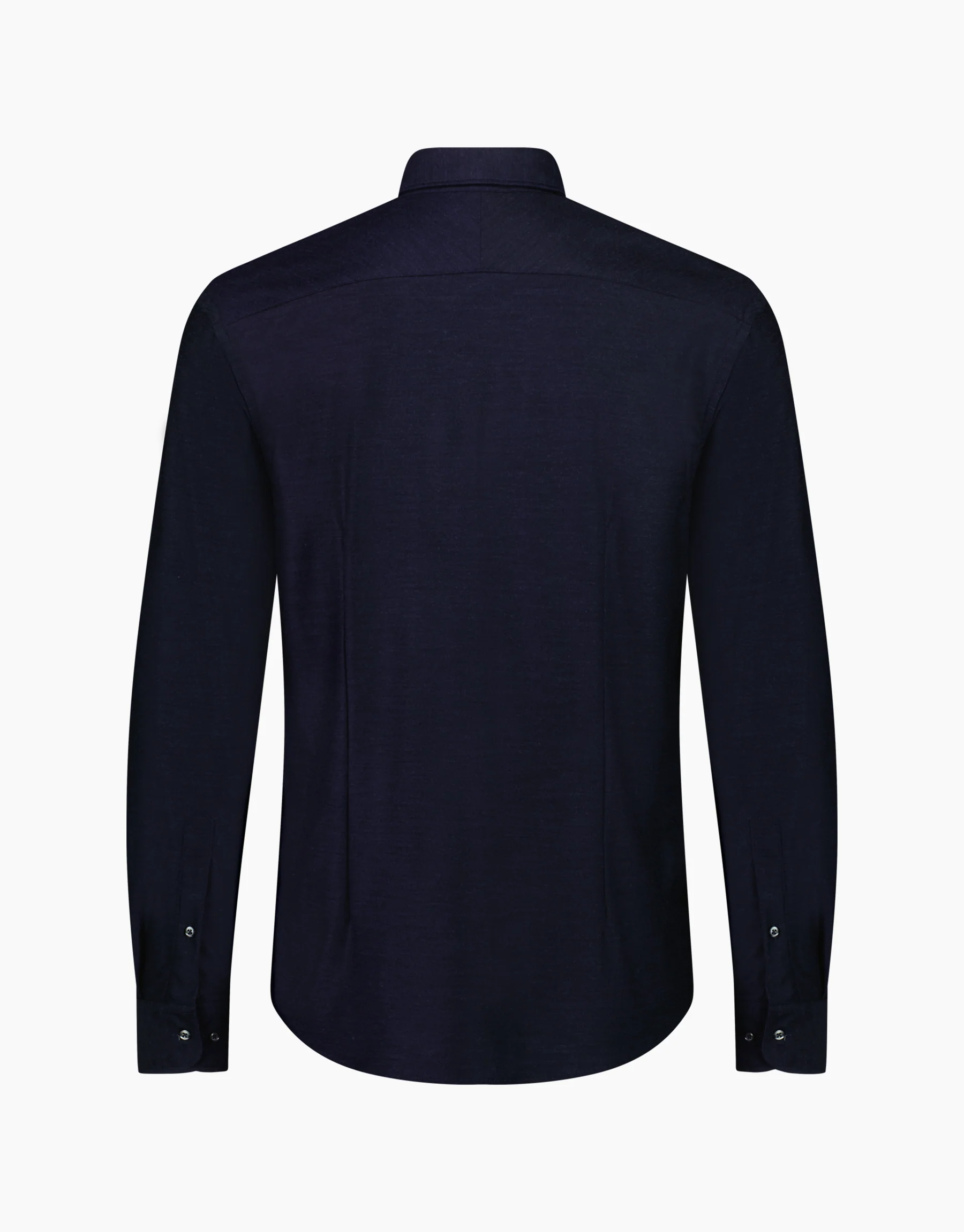 Ohope Navy Merino Wool Shirt - Image 6
