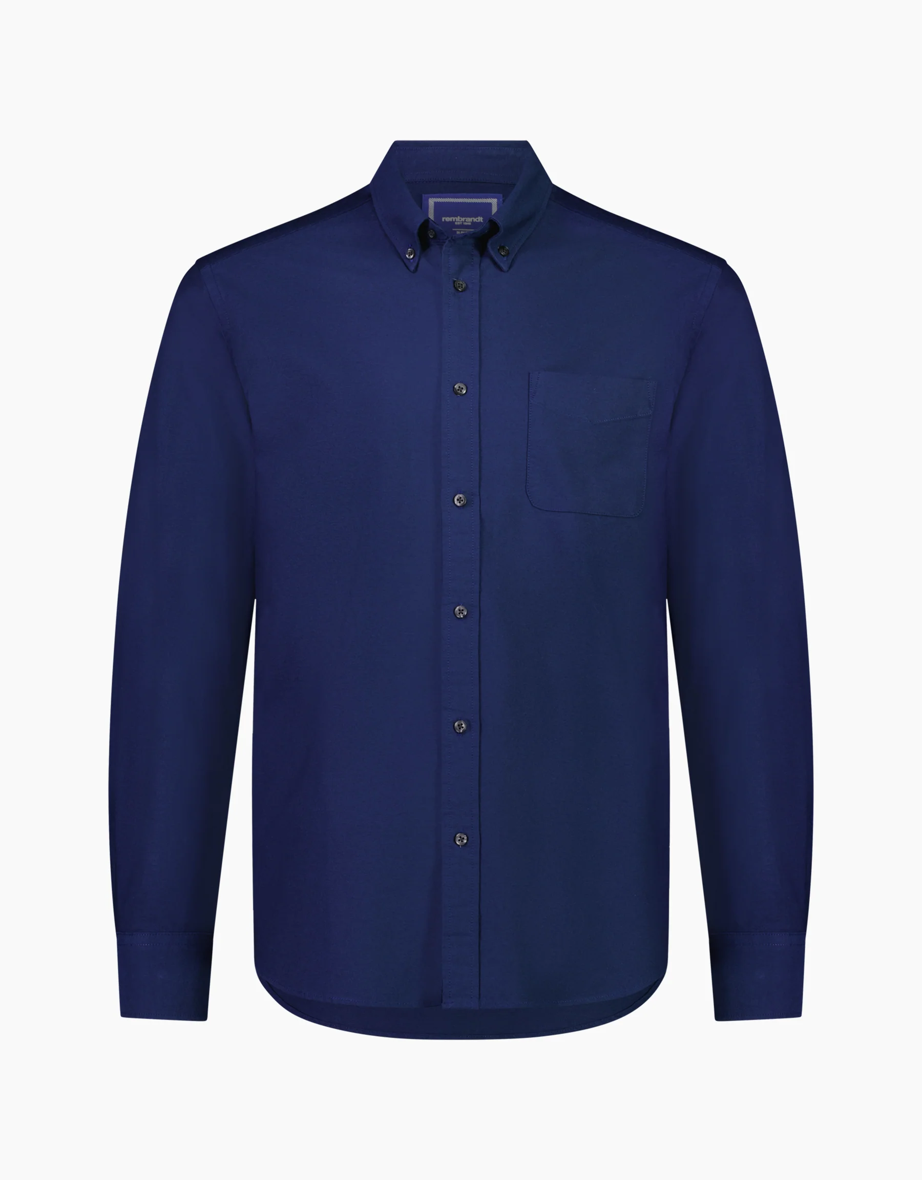 Ohope Navy Oxford Shirt - Image 6